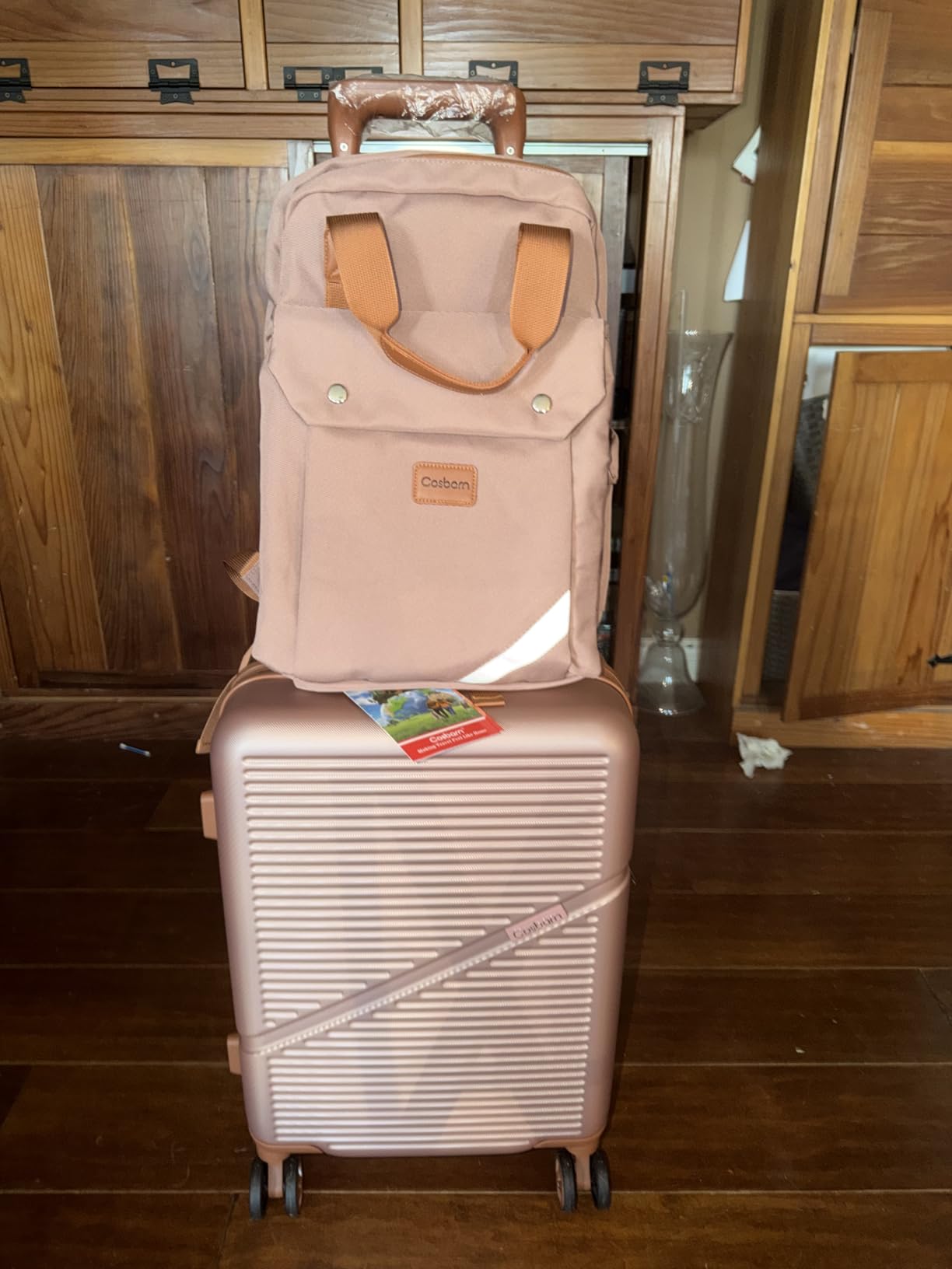 Carry On Luggage 22x14x9 Airline Approved, 20 Inch Carry on Suitcases with Wheels, ABS Lightweight Carry-on Luggage, Travel Suitcase Set with Wheels and TSA Lock customer photo 2