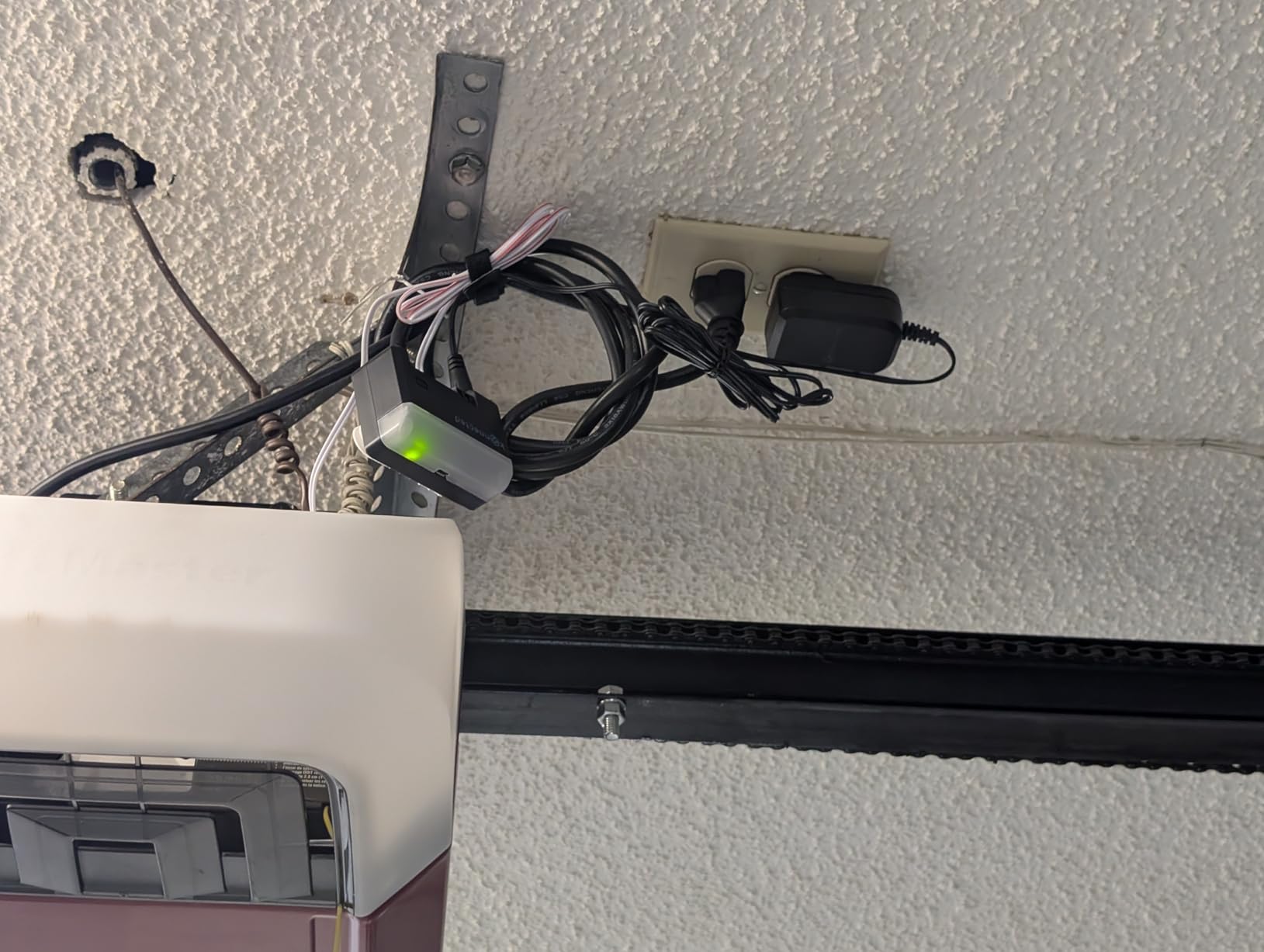 Konnected Smart Garage Door Opener blaQ - Works with Chamberlain/Liftmaster Security+ Openers - Local myQ Alternative - Alexa, SmartThings, Home Assistant, Hubitat, Control4, HomeSeer Integration customer photo 2