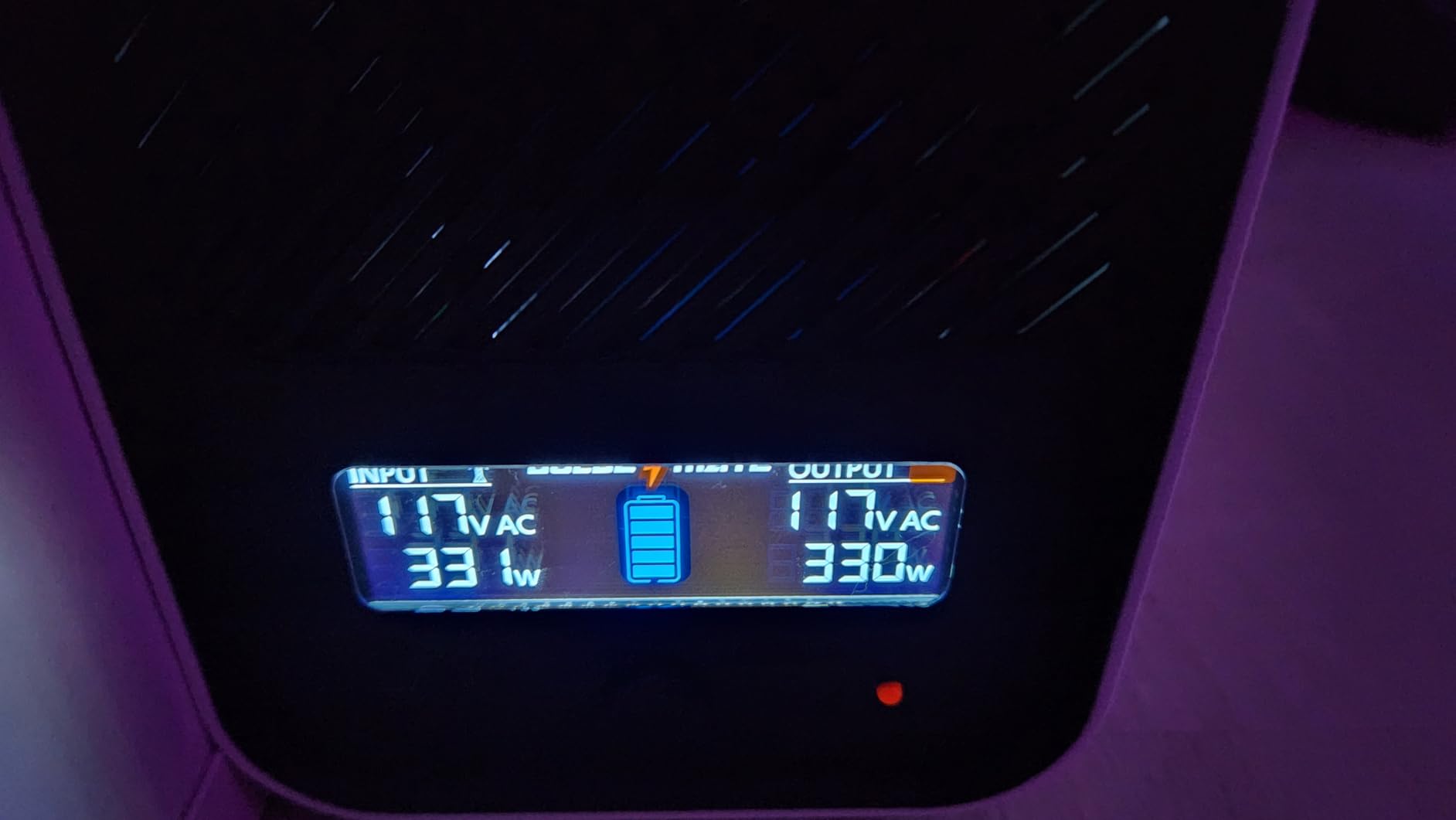 GOLDENMATE 1000VA/800W Lithium UPS Battery Backup and Surge Protector with LiFePO4 Batteries (230.4 Wh), Sinewave UPS System, 10 Years Lifespan, 8 Outlets customer photo 1