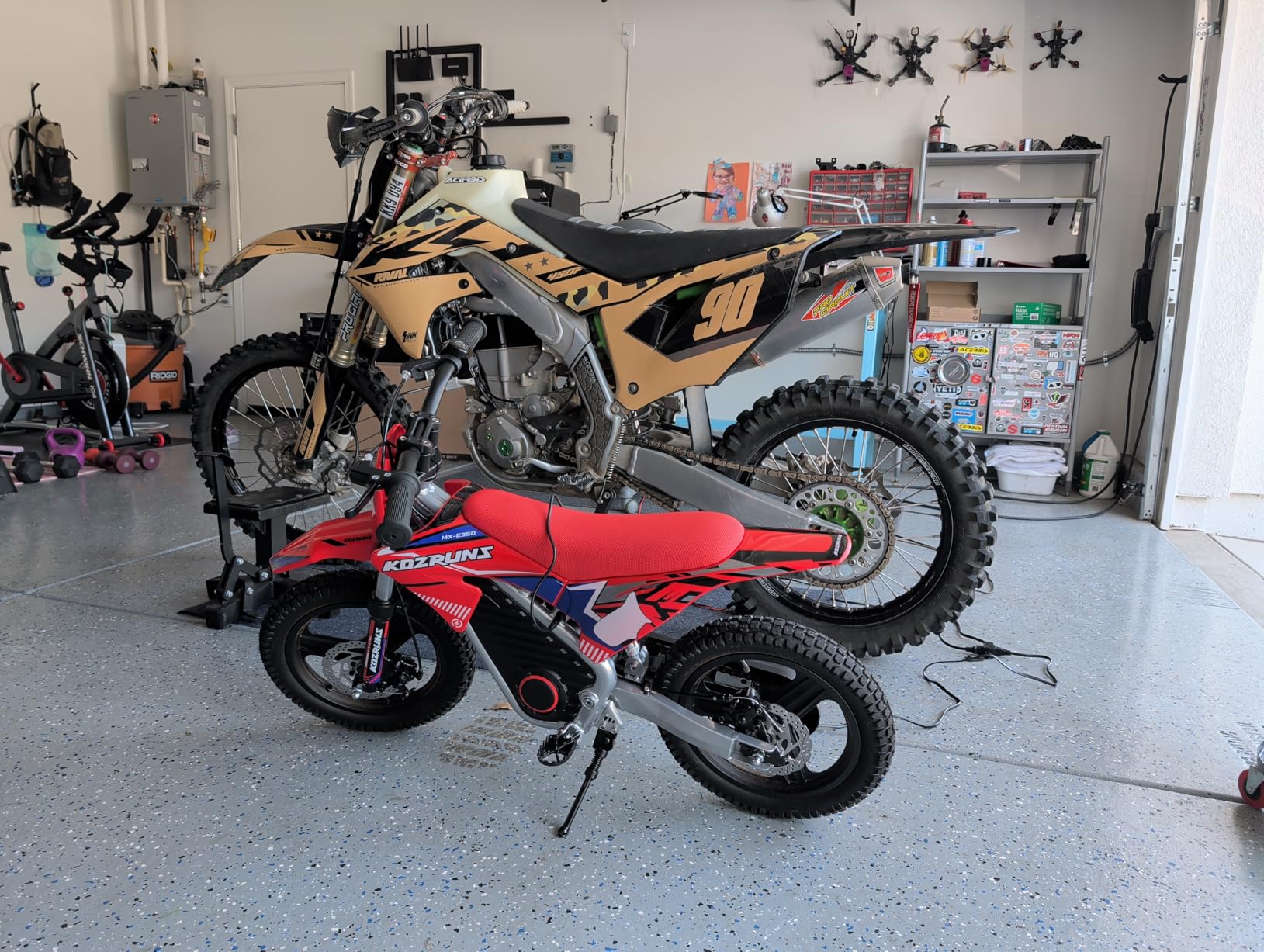 AIII 36V Electric Dirt Bike for Kids 5-10, High Performance 350W Racing Grade Motorcycle, Up to 18.6MPH, 3 Speed Settings, 14-Inch Off-Road Tires customer photo 2