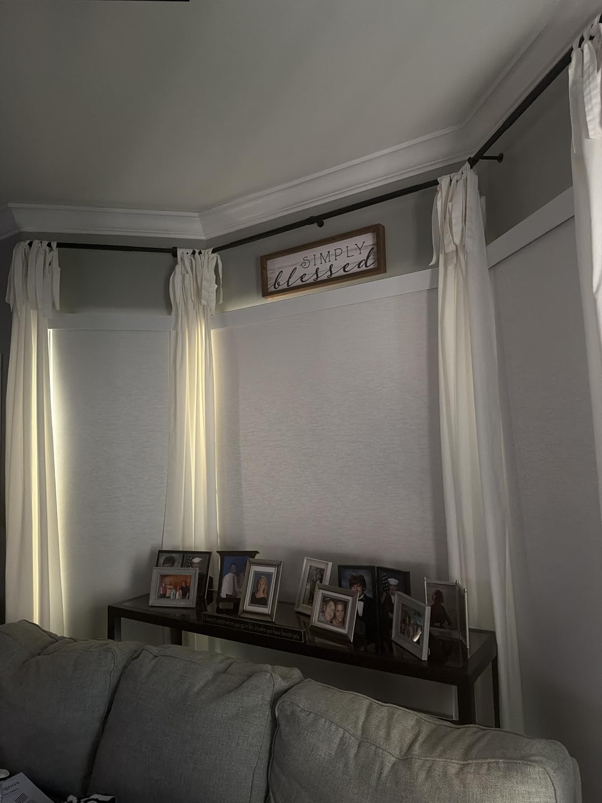 Bringnox Motorized Blinds with Remote, 100% Blackout Smart Roller Blinds Compatible with Apple Homekit Google Home and Alexa Via HUB, and Customized (Linen Beige-02) customer photo 2