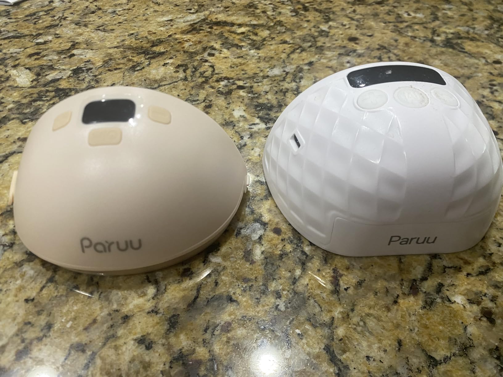 Paruu Hands Free Breast Pump P16, Wearable Breast Pump Electirc Portable with 4 Modes & 12 Levels, Max 309mmHg Strong Suction 19/21/24mm Flange Inserts Wearable Breastfeeding Pump, 2 Pack (Nude) customer photo 1