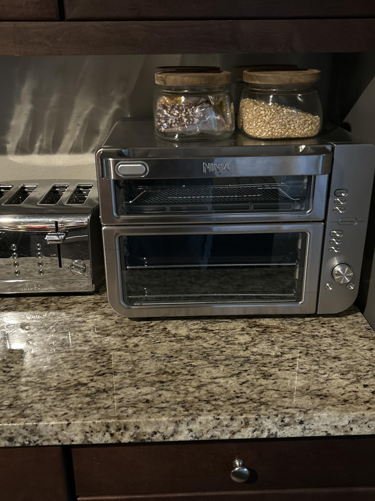 Ninja Air Fryer Toaster Oven Combo | Double Stack XL | 12-in-1 | Smart Finish Cook 2 Different Meals at Same Time | DCT601 customer photo 2