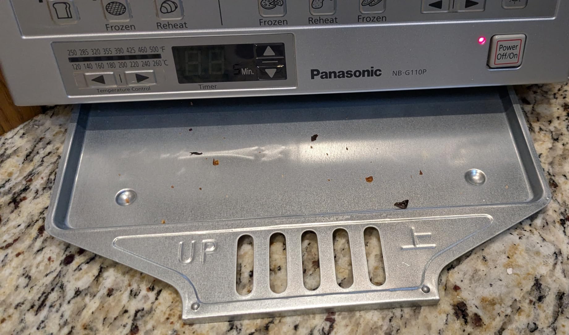 Panasonic FlashXpress Family Size Air Fryer Toaster Oven Combo, 11 Cooking Functions, 1800W PFAS-Free Interior, Double Infrared Heating, Temperature Control Dial, Stainless Steel - NB-G211P customer photo 1
