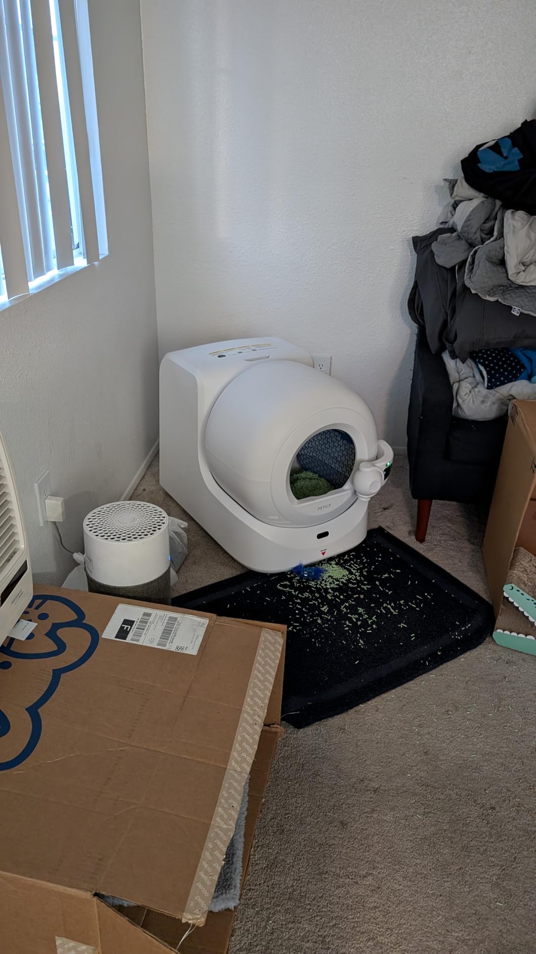 PETKIT Purobot Ultra Auto Waste Packing & Multi-Cat Toilet Behavior AI Camera Tracking Automatic Self-Cleaning Cat Litter Box, Smart Robot with 5G WiFi App Control & Integration Safety & Odor Free customer photo 2