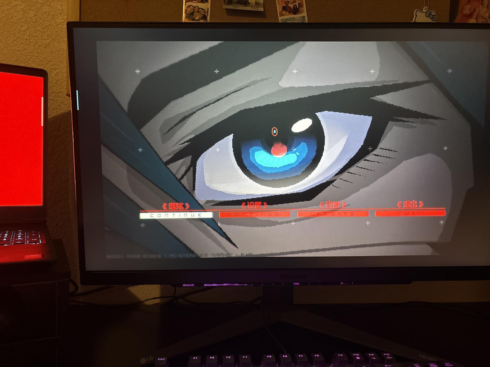 LG 27GS75Q-B 27-inch Ultragear QHD (2560x1440) Gaming Monitor, 180Hz (O/C 200Hz), 1ms, IPS, NVIDIA G-SYNC Compatible, AMD FreeSync, HDR10, Tilt/Height/Pivot Stand, HDMI, DisplayPort, Black customer photo 2