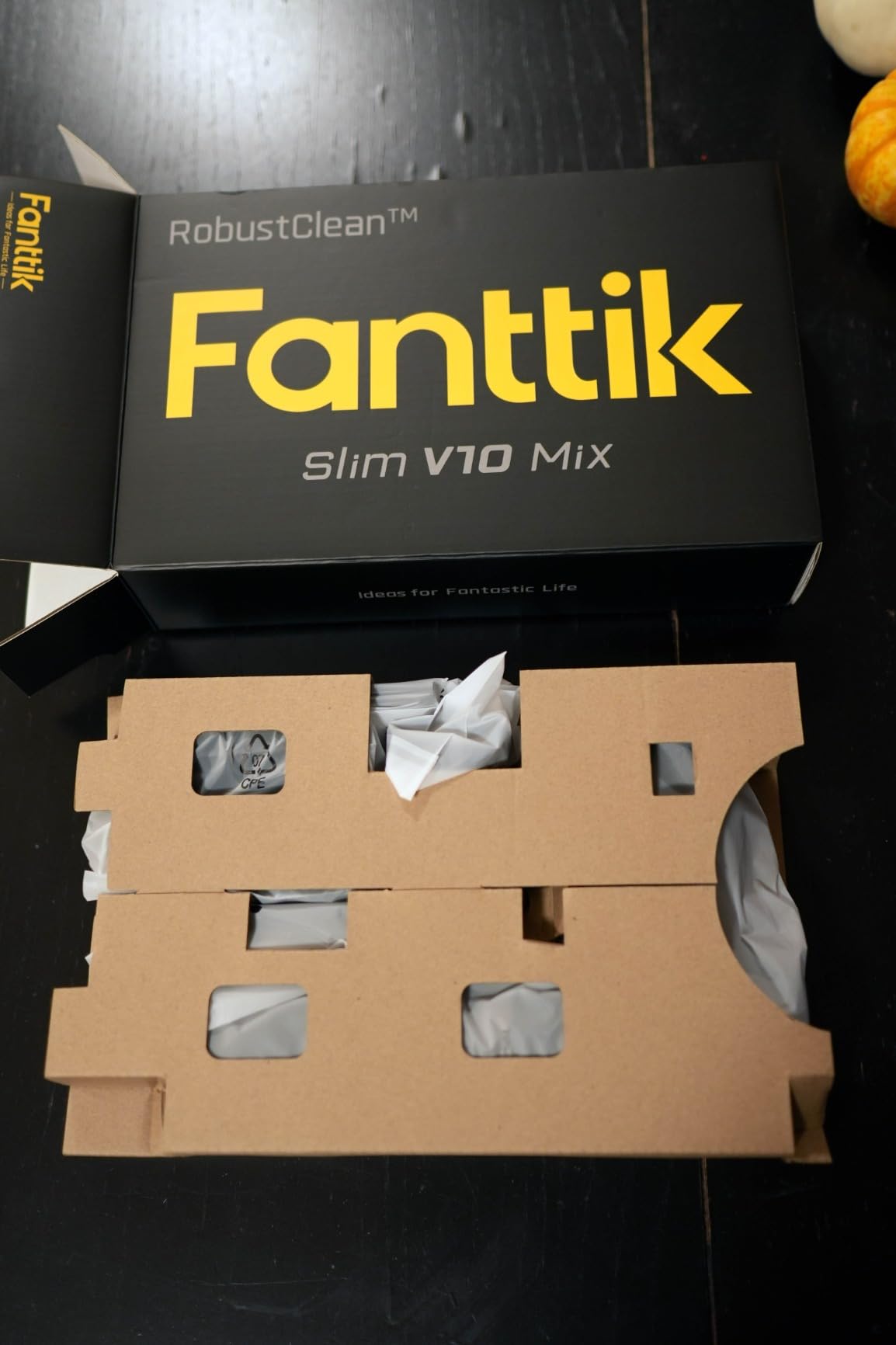 Fanttik Slim V10 Mix Cordless Car Vacuum, 4 in 1 Handheld Air Duster, Color Smart LED Display, 16kPa Suction Power, Cordless Portable Mini Keyboard Vacuum for Car, Office Desk customer photo 2