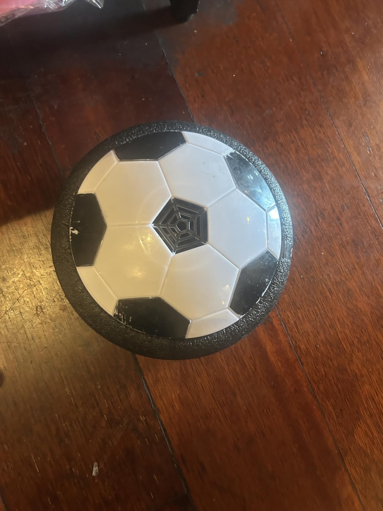 Ocditikl Hover Soccer Ball, Air Floating Soccer with LED Lights & Foam Bumper, Indoor Soccer Toys for Kids Ages 5-12 customer photo 1