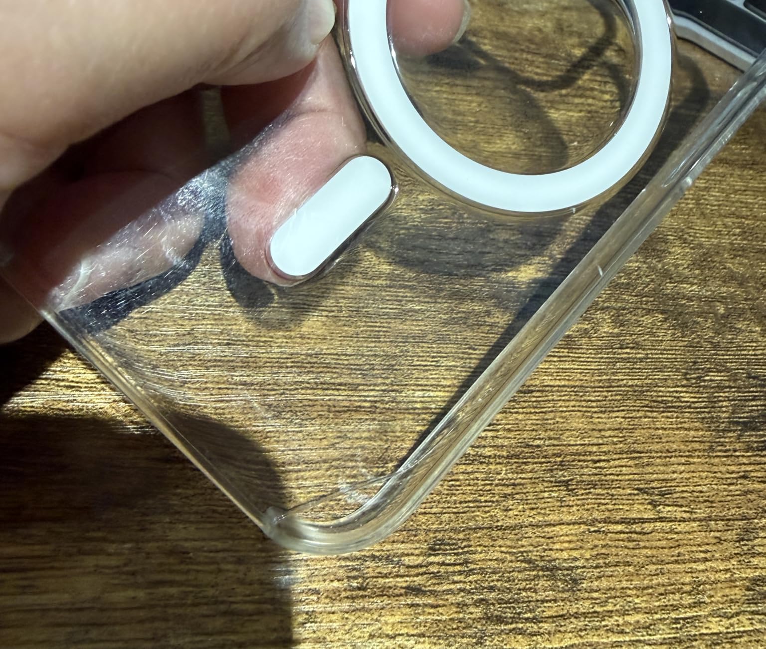 Apple iPhone 16 Pro Clear Case with MagSafe and Camera Control: Lightweight Phone Case, Wireless Charging Compatible, Smooth Glossy Finish customer photo 2