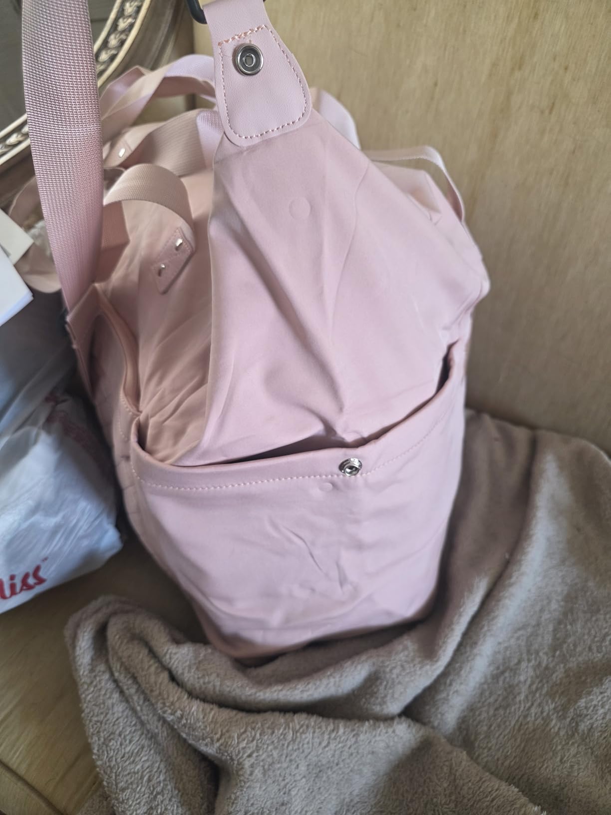 Travel Duffle Bag, Waterproof Weekender Overnight Hospital Bags for Women Men with Toiletry Bag Lightweight Carry on Personal Item Duffle Gym Bag for Travel, Airplanes, Sports customer photo 1