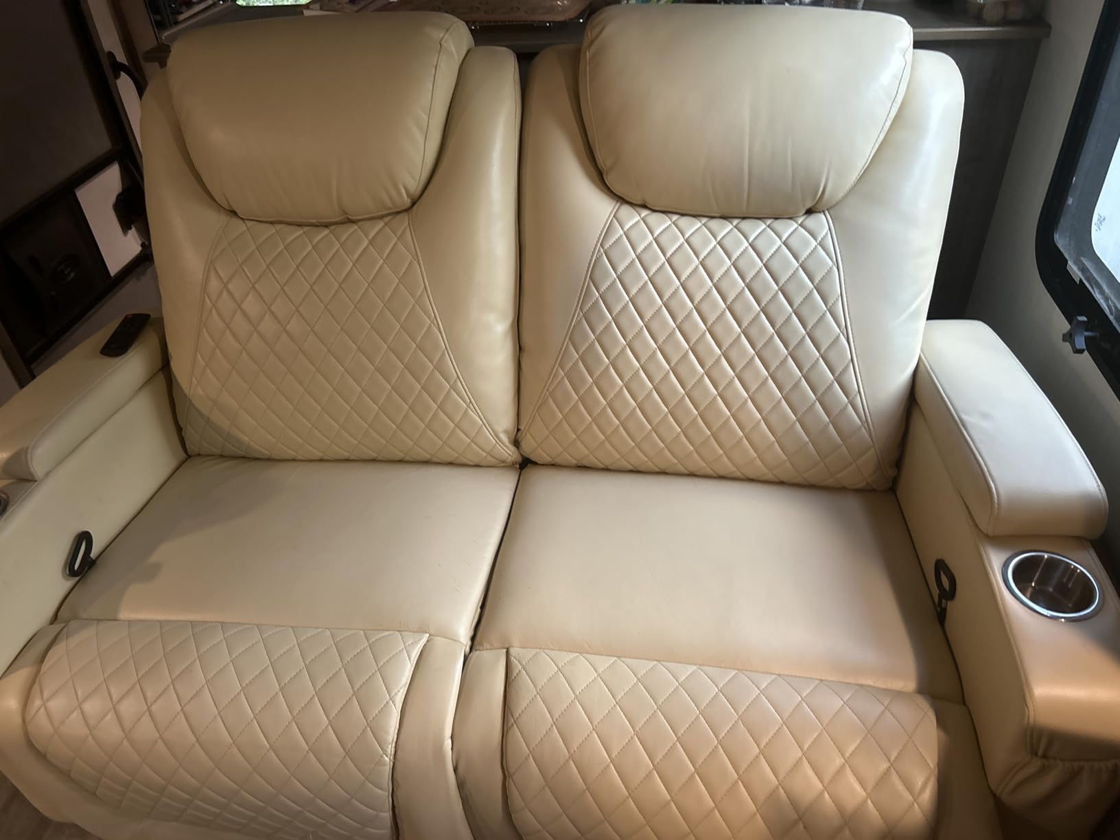 Reclining Sofa PU Leather & 79