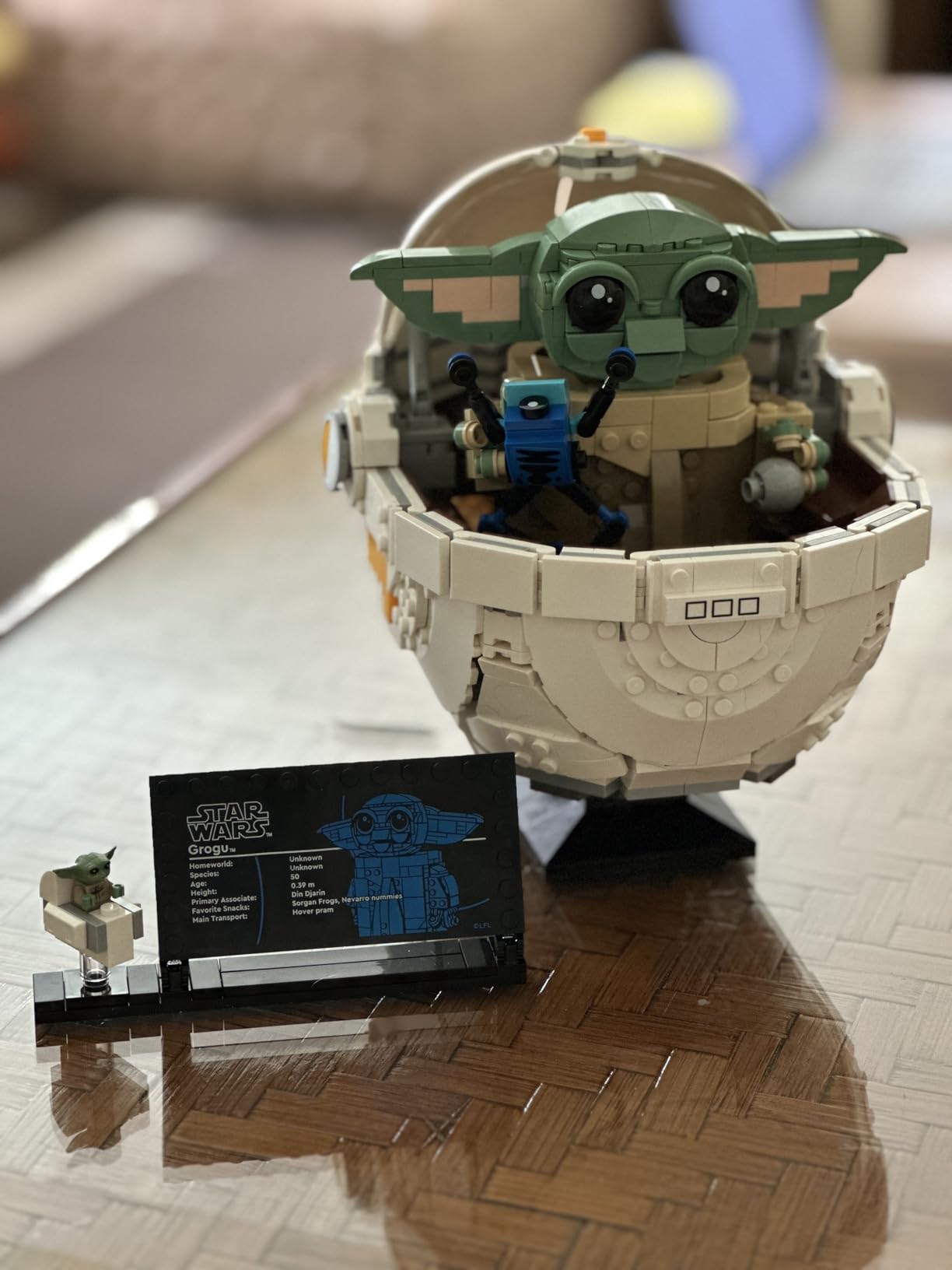 LEGO Star Wars Grogu with Hover Pram Building Toy Set - Star Wars Toy for Kids, Ages 10+ - 75403 customer photo 2