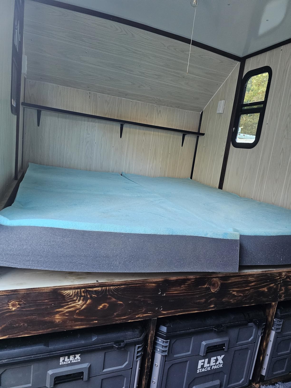 FoamTouch 6'' x 34'' x 72'' Bunk Mattress, Gel Memory Foam on High Density Charcoal Foam, RV Mattress Replacement, Cover Not Included customer photo 1