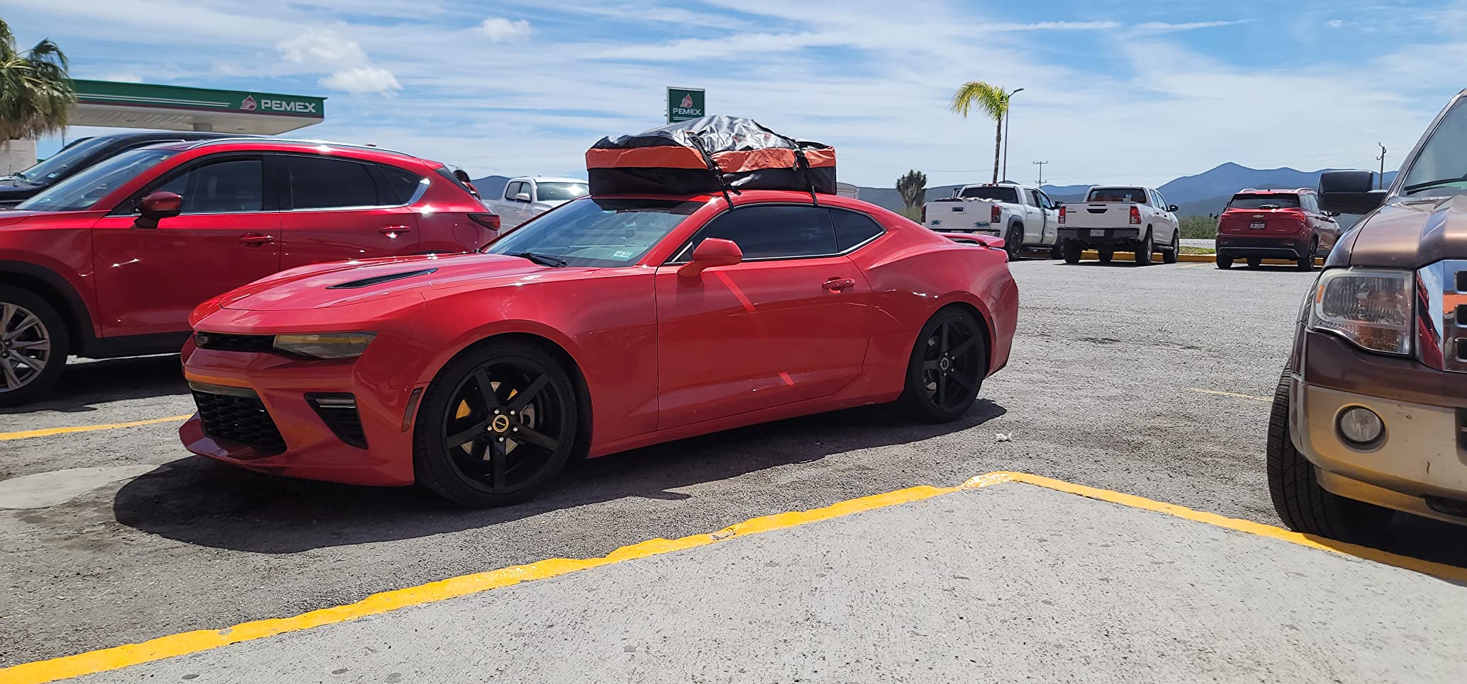 FIVKLEMNZ 30 Cubic Car Rooftop Cargo Carrier Roof Bag customer photo 2
