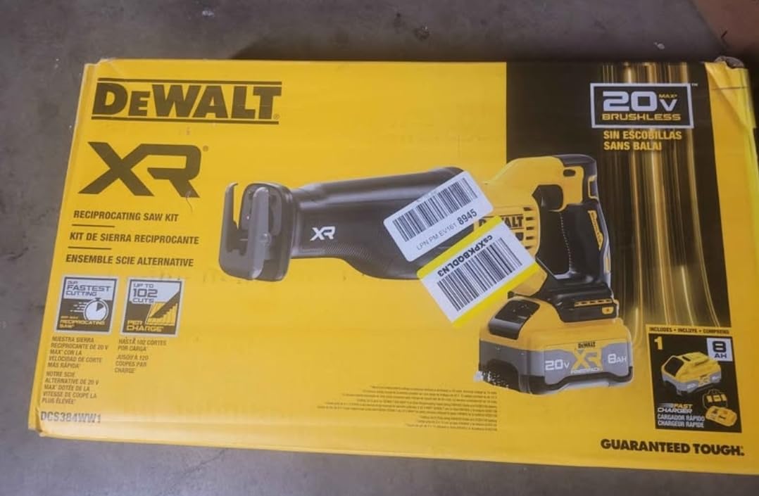 DEWALT 20V MAX XR Cordless Reciprocating Saw Kit XR POWERPACK with Battery and Charger Included (DCS384WW1) customer photo 1
