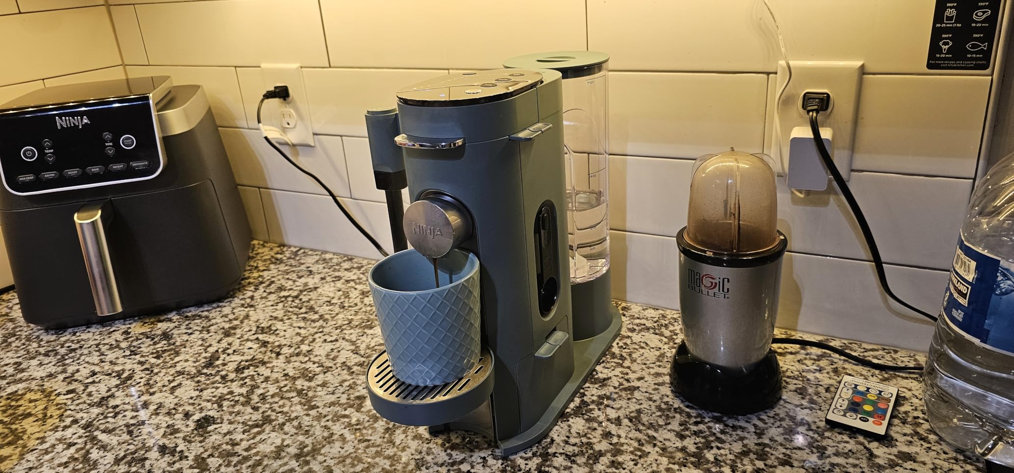 Ninja Pod and Grounds Specialty Single Serve Coffee Maker, K-Cup Pod Compatible, Compact Design, Built-in Milk Frother, 56 Ounces Reservoir, 6 Ounces Cup to 24 Ounces Mug Sizes, Stone, PB051ST customer photo 2