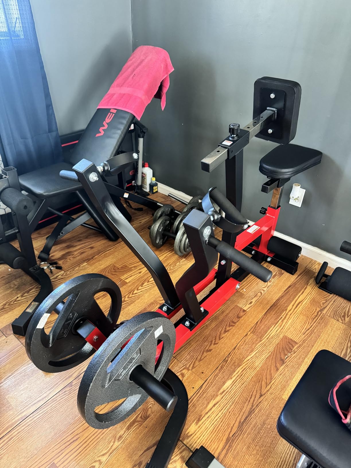 Mikolo Plate Loaded Seated Row Machine for Home Gym, 400LB Capacity, Independent Arms & Adjustable Seat for Full Back Workout customer photo 2