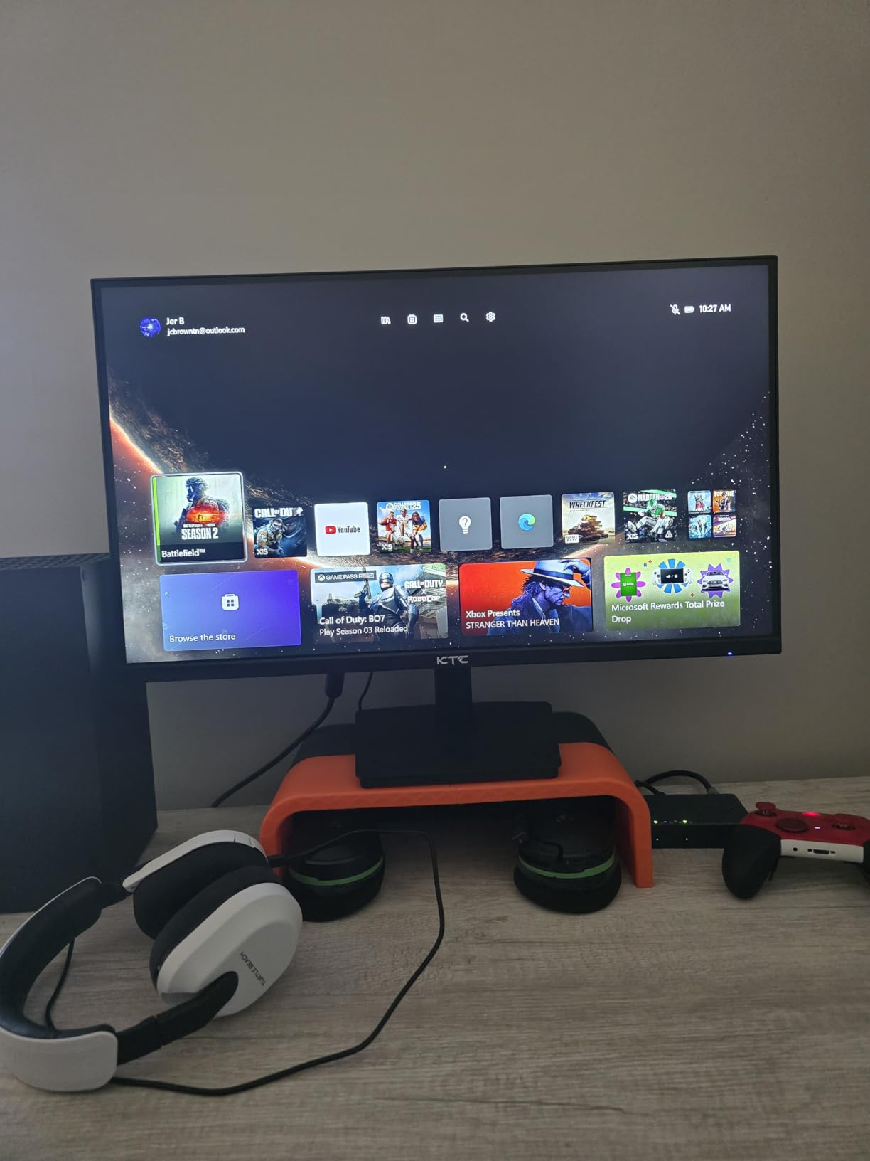 KTC 24.5 inch 400Hz 240Hz Gaming Monitor | Fast IPS 1ms | FHD 1080P Monitor | HDR 400 128% sRGB | HDMI x2, DP x2 | Tilt Adjustability Silver-Gray VESA 360Hz Monitors H25X7 customer photo 2