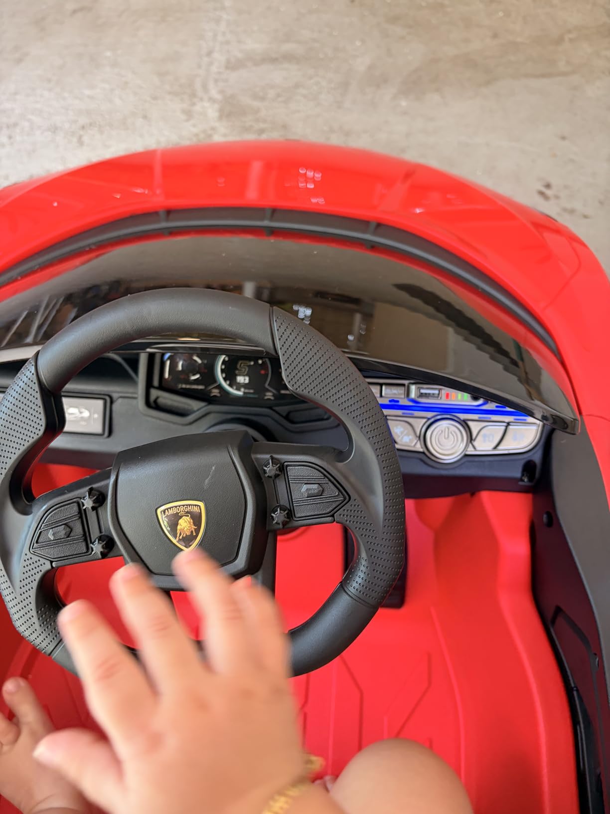 Winado 12V Ride on Car, Licensed Lamborghini Revuelto Electric Car for Toddlers W/Remote Control, Bluetooth, Hydraulic Doors, 3 Speeds, LED Lights, Music (Pink) customer photo 1