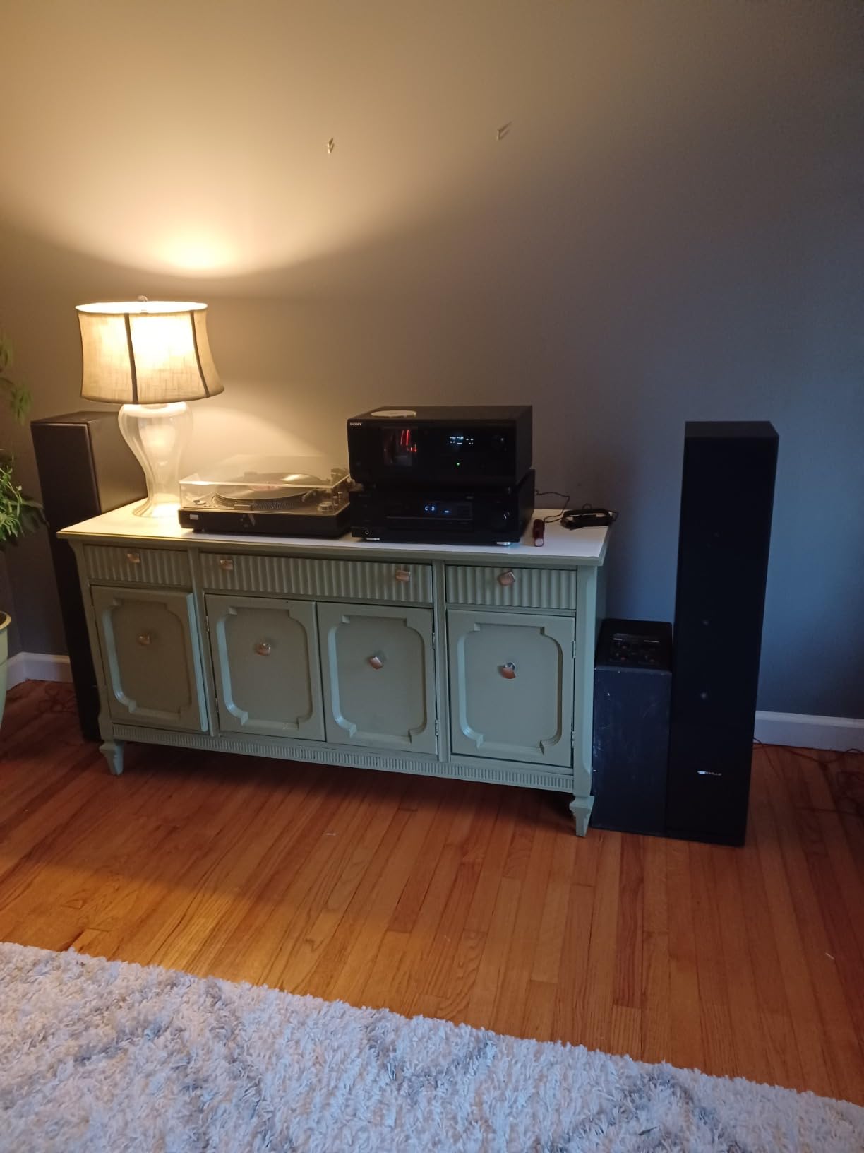 Rockville RockTower 68D 400W Passive Tower Speaker 8 Ohm, Deep Bass, High-Fidelity Sound, Sleek Dark Wood Design, for Home Audio Enthusiasts customer photo 2