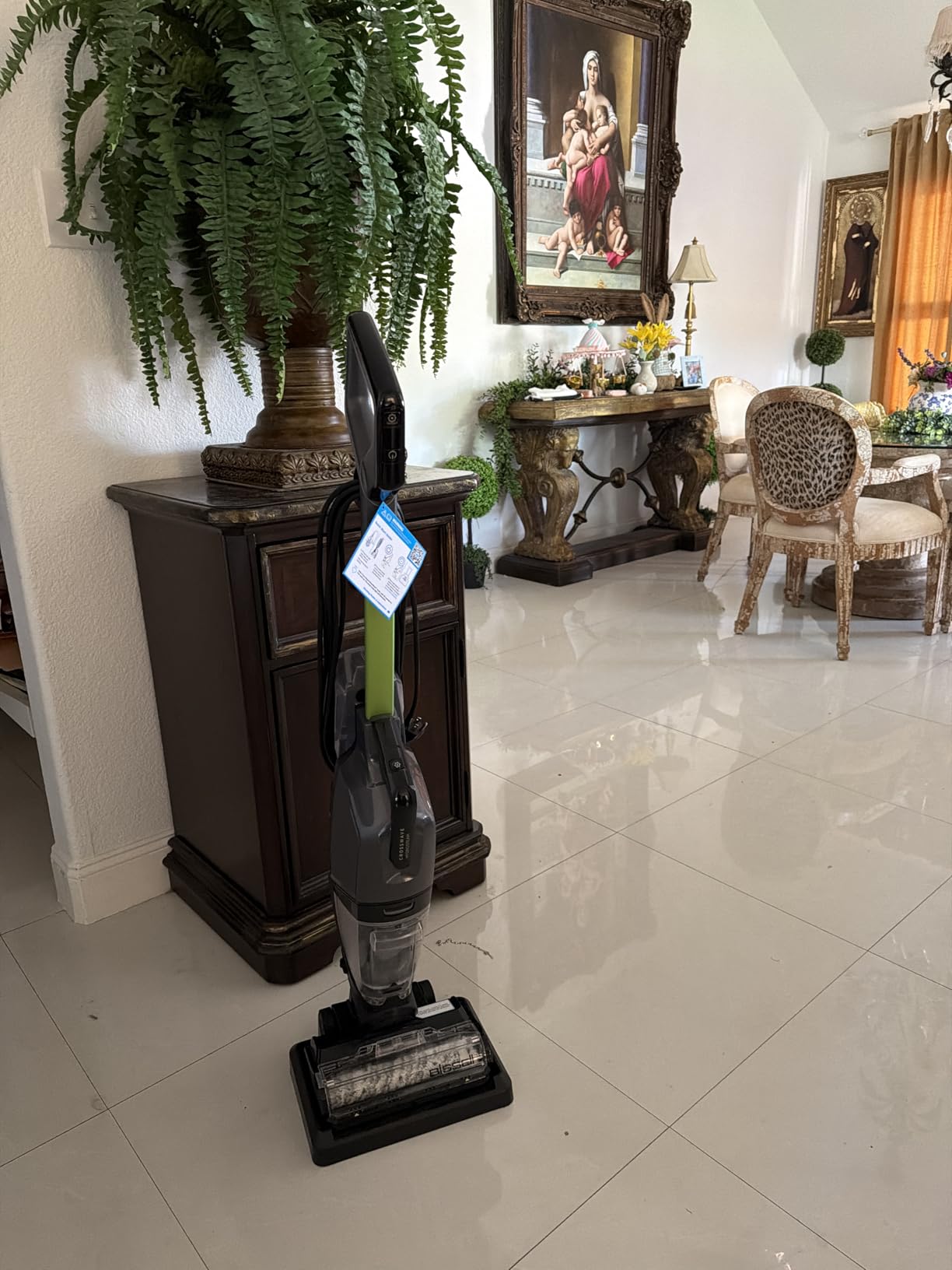 Bissell CrossWave HydroSteam Deluxe Steam Mop, 3-in-1 Wet Dry Vacuum Mop with Steam Function, Hard Floor Cleaner Machine, 3515G customer photo 1