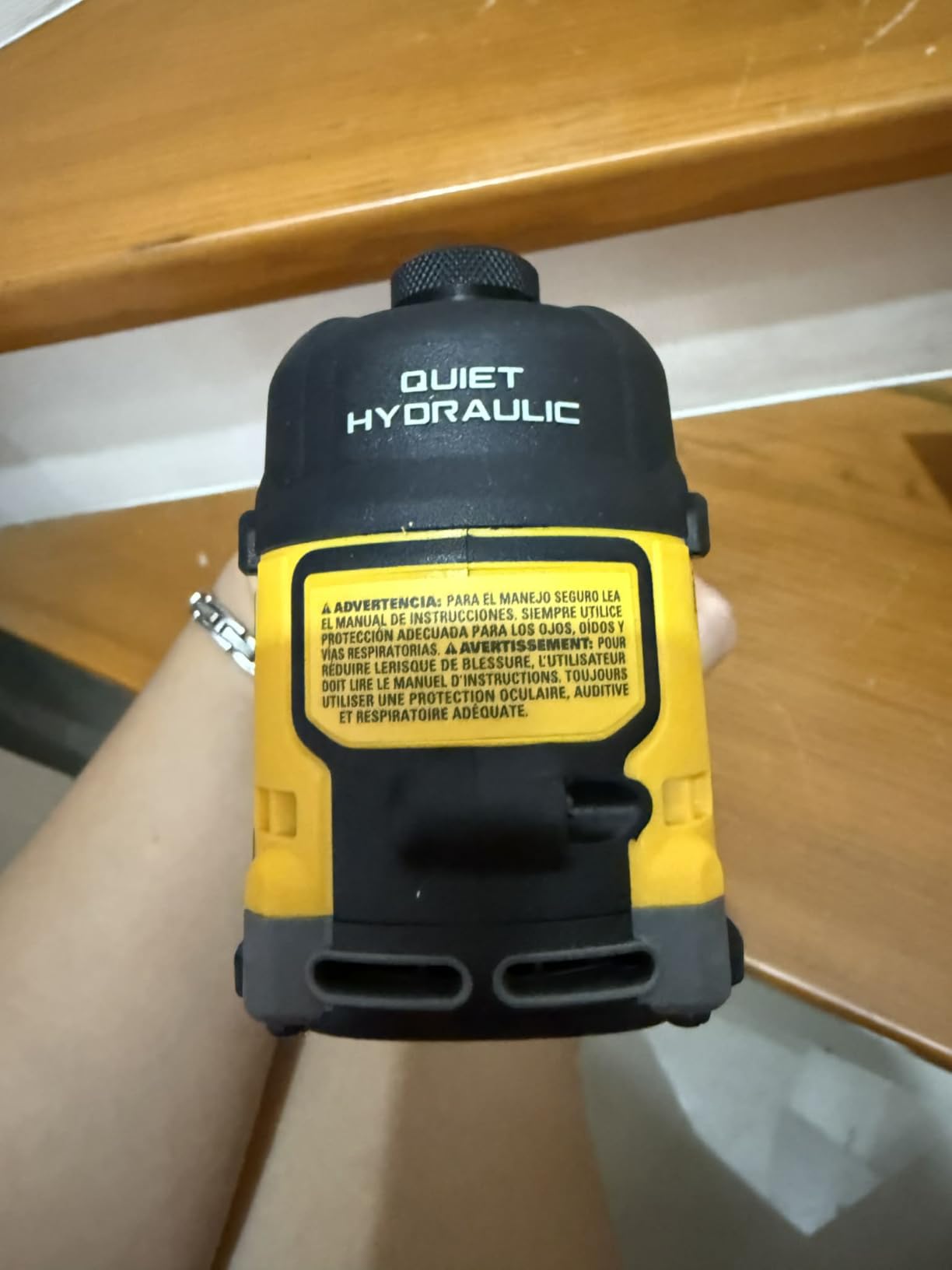 DEWALT 20V MAX 1/4 Inch Hydraulic Impact Driver, Quiet, Brushless Cordless XR Extreme Runtime, LED Halo Ring, Tool Only (DCF870B) customer photo 1