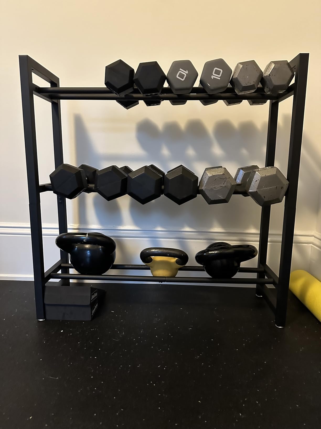3 Tier Dumbbell Rack, Weight Rack for Home Gym customer photo 1