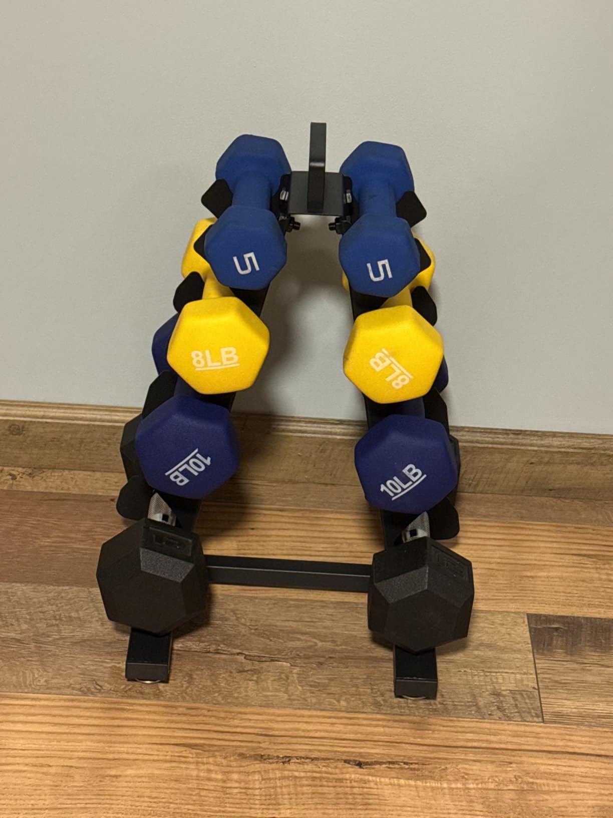 TomCare 6-Tier|5-Tier|4-Tier|2-Tier Dumbbell Rack Stand Only, Weight Rack for Home Gym Storage Stand for Weights customer photo 2