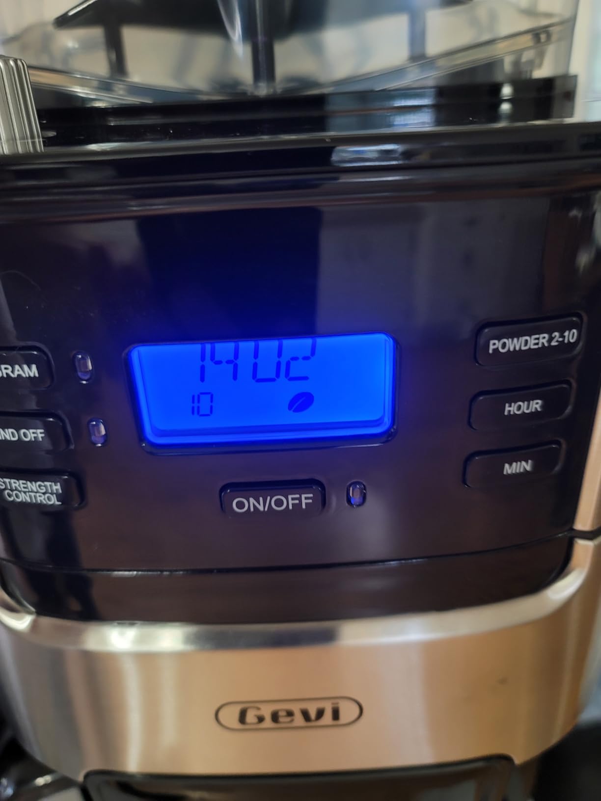 Gevi Grind & Brew Coffee Maker 10 Cup, Built-In Burr Grinder Drip Coffee Machine, Programmable Touch Screen, 4-Hour Warm Plate, Permanent Filter & Glass Carafe customer photo 2