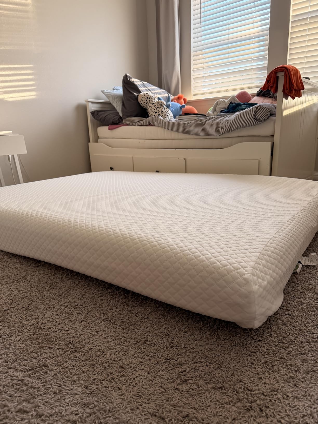 EGOHOME 12 Inch Queen Mattress, Memory Foam Mattress in a Box with Cooling Green Tea Gel, Relieve Pressure with Medium Firm Support, CertiPUR-US Certified customer photo 2