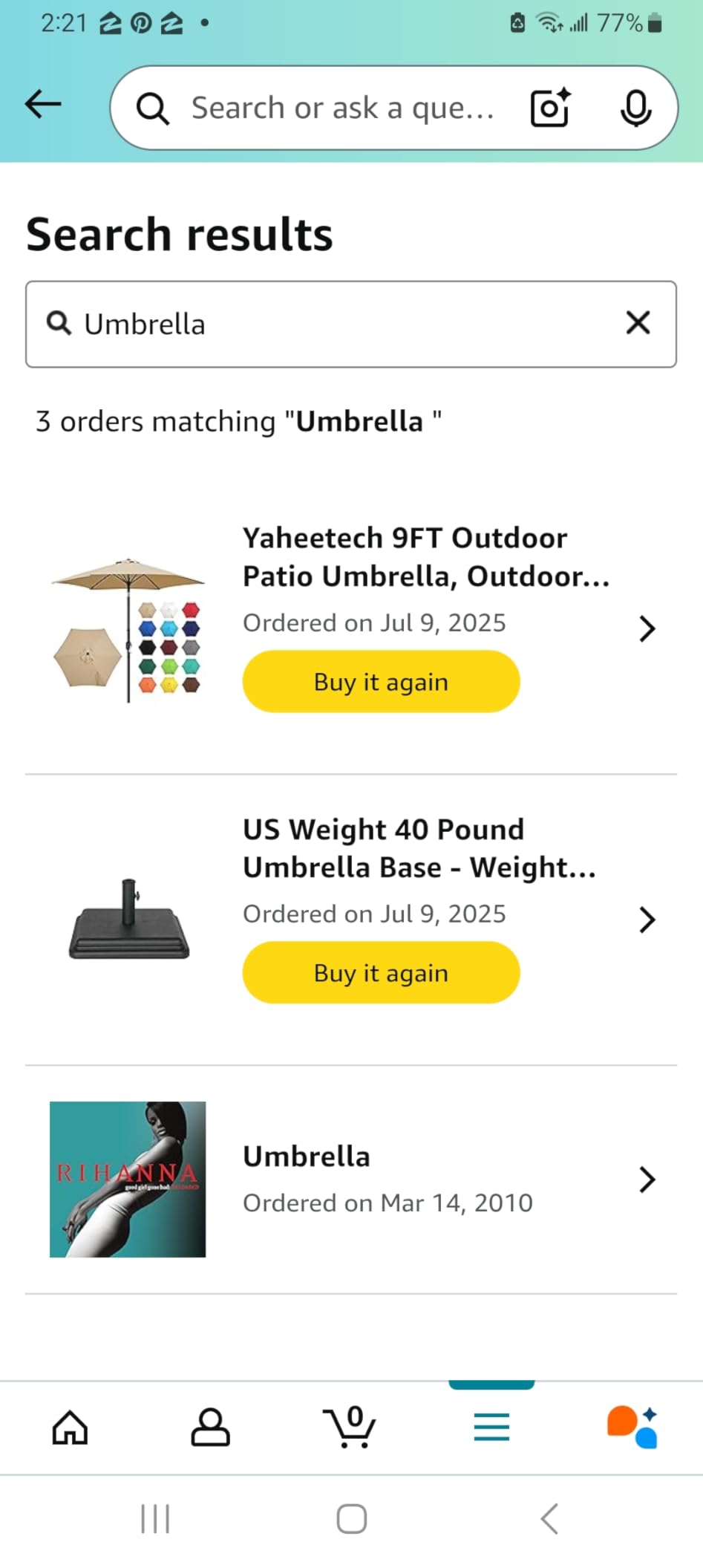 Yaheetech 9FT Patio Umbrella, Outdoor Table Market Umbrella with Push Button Tilt and Crank, Polyester Yard Sun Shade for Garden, Deck, Backyard, Pool customer photo 2