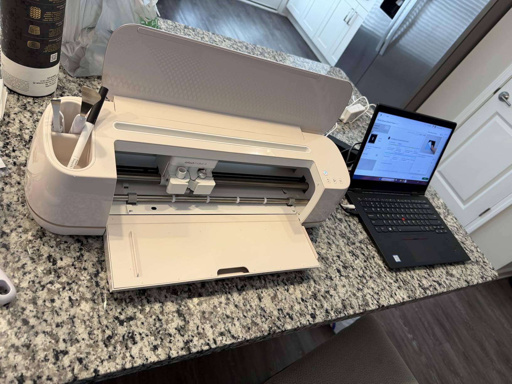 Cricut Maker 4 Starter Kit for Beginners - Smart Cutting Machine with Vinyl & Iron-On customer photo 1