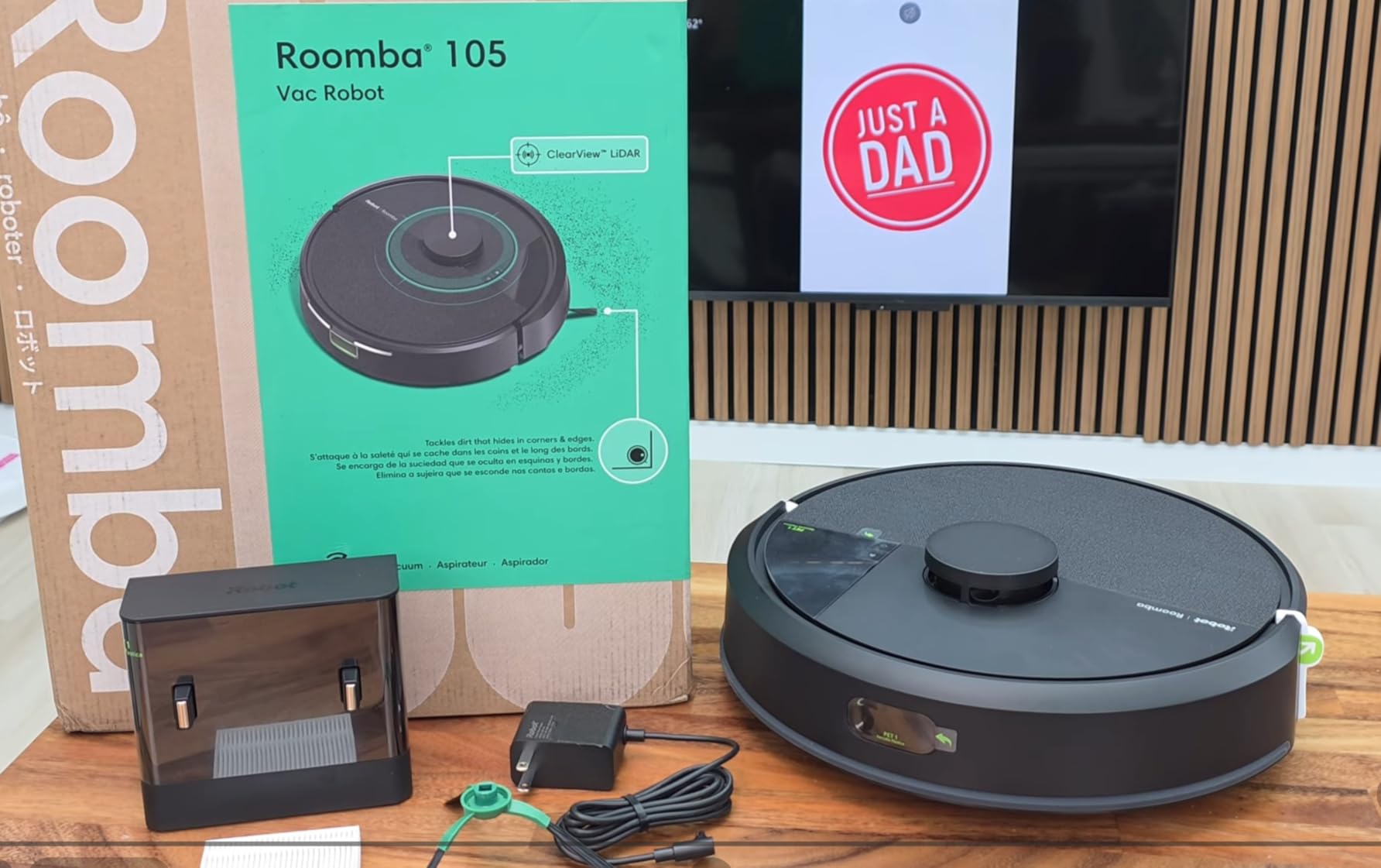 Roomba 105 Combo Robot Vacuum & Mop - Easy to use, Intense Power-Lifting Suction, LiDAR Navigation, Multiple Cleaning Modes, Avoids Mopping Carpets, Self-Charging customer photo 2
