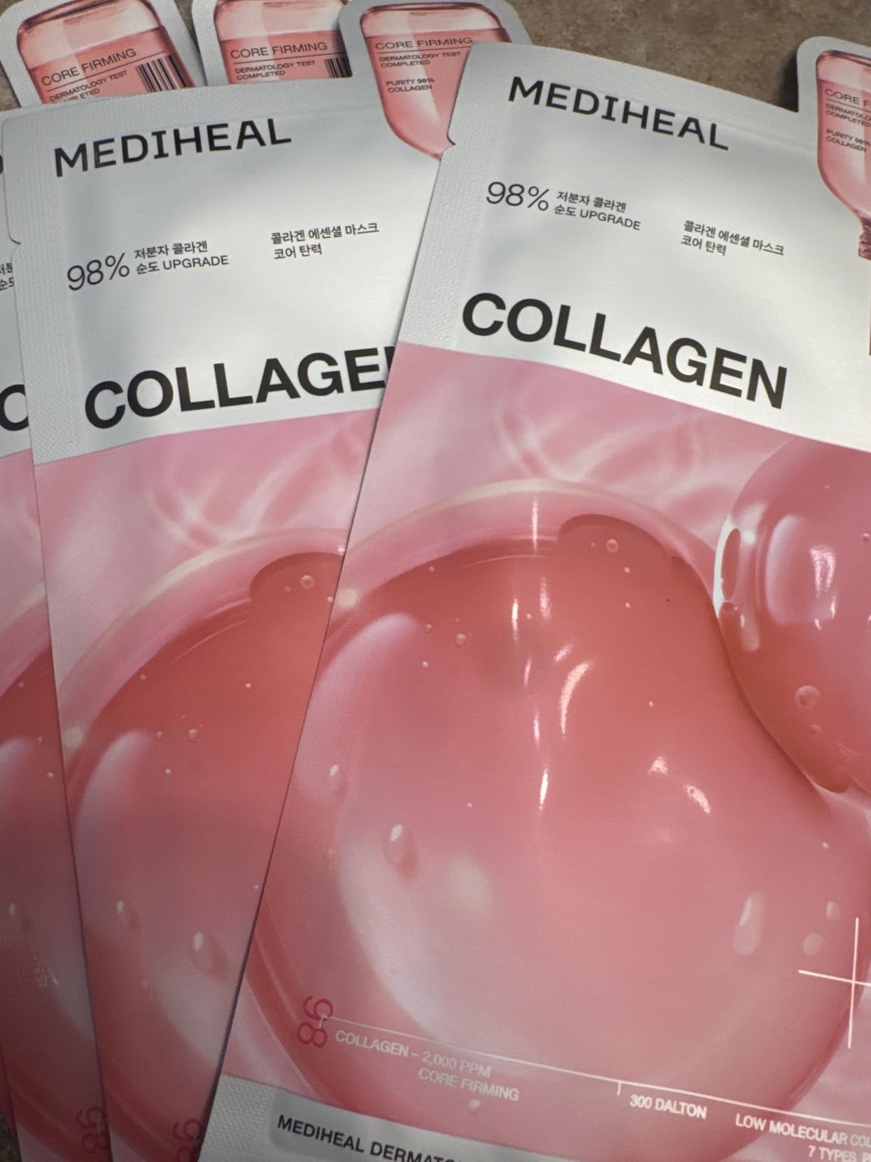 Mediheal Essential Face Mask [Vitamin C] Clear Toning 10 pcs. with 99% Purity Vitamin C & 10 Vita Actives for Radiance & Hydrating Glow & Vitalizing - Korean Skin Care & Vegan Formula Korean Sheet Mask customer photo 1