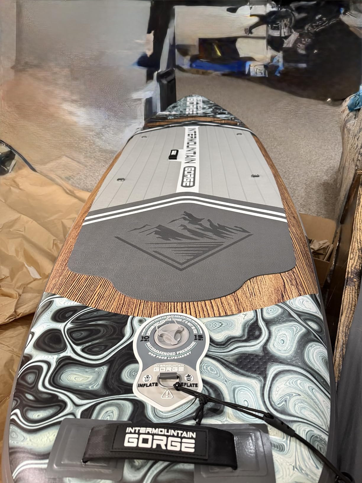 11'x34 Ultra Wide Paddleboard, Inflatable SUP & 420lb Capacity for All Skill, Stand-up Paddle Board for Yoga/Family, EVA Deck, US Fin, High-Pressure Pump, 100L Bag, Safety Leash customer photo 2