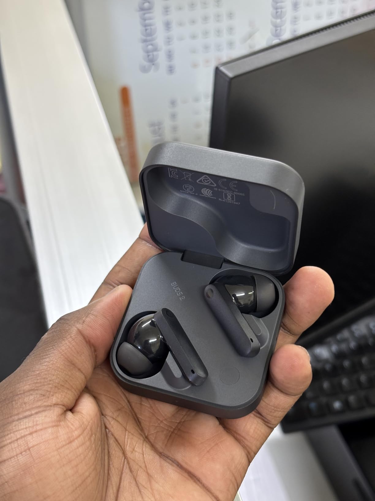 CMF By Nothing Buds 2 48dB Hybrid ANC True Wireless Earbuds, Strong and Comfort Noise Cancelling, Ultra Bass and Dirac Sound, in-Ear Detection, 55H Playtime, 6ENC Mics, Bluetooth 5.4 Dark Grey customer photo 2