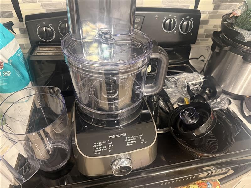 14 Cup Large Food Processor, XL Bowl, Large Chute, 4 Speeds, 600W customer photo 2