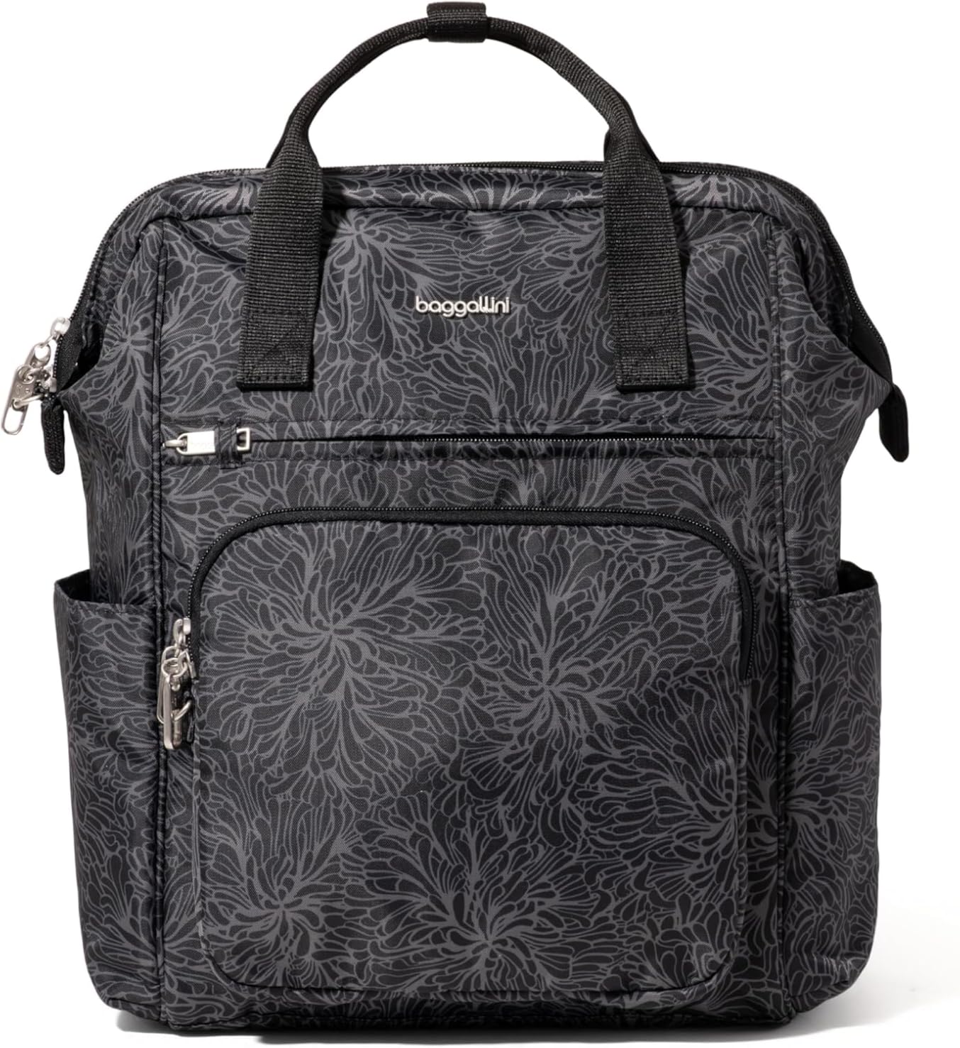 Baggallini Securtex Anti-Theft Windsor Backpack for Travel, Work & College, RFID & Locking Zipper, Up to 16