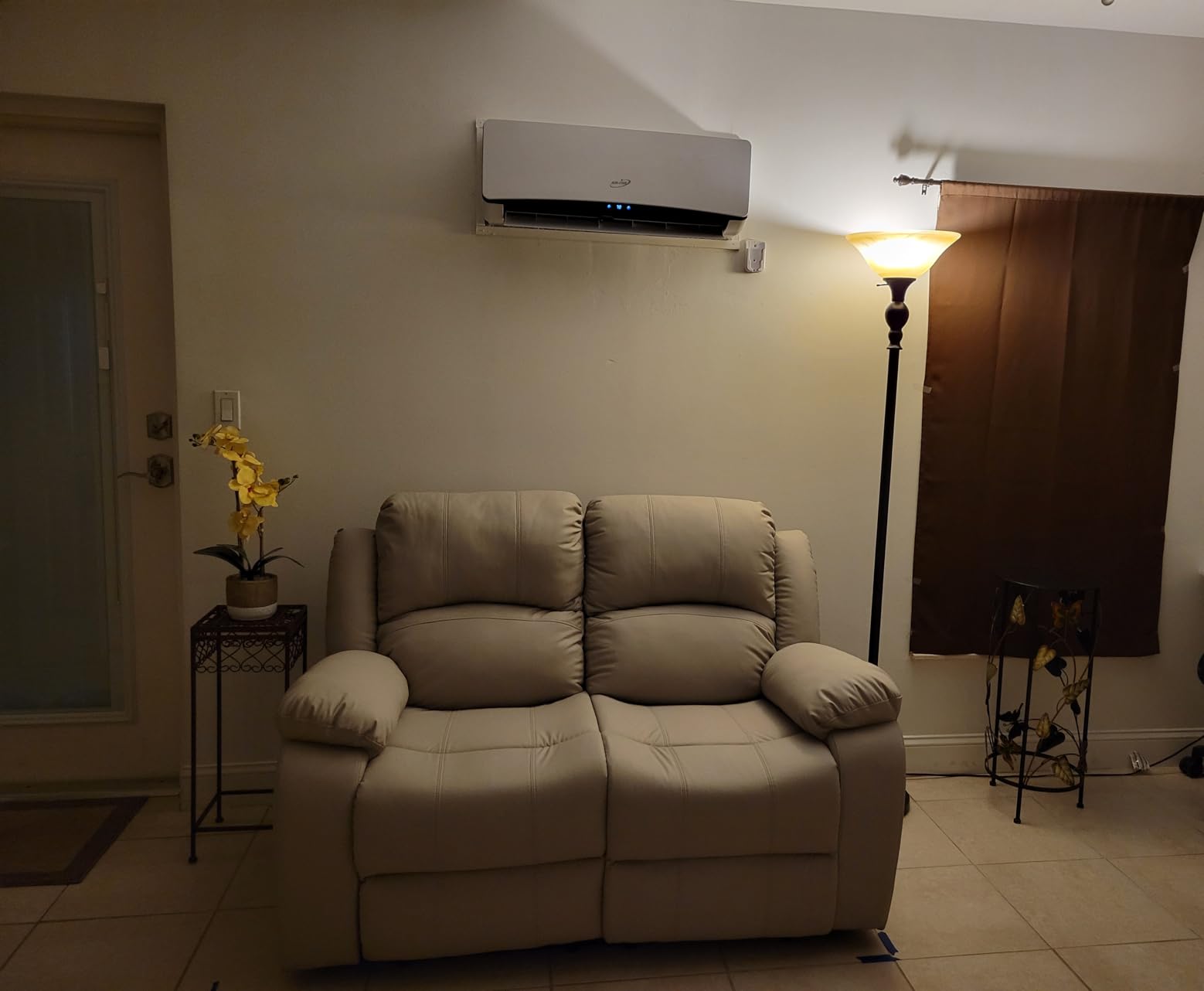 Reclining Loveseat Sofa Leather Recliner Sofa 3 Seater Couch for Living Room, Home Theater Seating customer photo 1