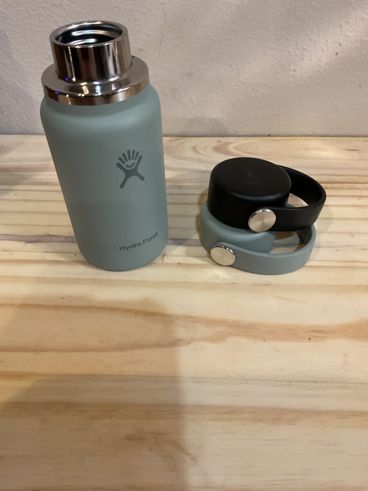 Hydro Flask Micro Bottle 6.7 Oz, Leak Proof Purse or Pocket Flask, Insulated Mini Water Bottle - Aloe customer photo 1