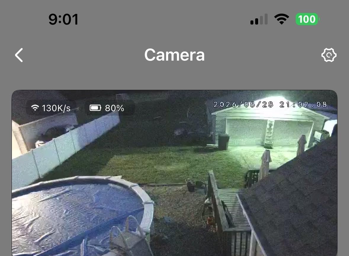VIMTAG Pan/Tilt Outdoor Security Camera, 2.5K 4MP WiFi Home CCTV Camera, 360 Degree View and Motion Tracking, Color Night Vision, 2-Way Audio, AI Detection Alarm, IP66, Cloud and SD Card Storage, Works w/Alexa customer photo 2