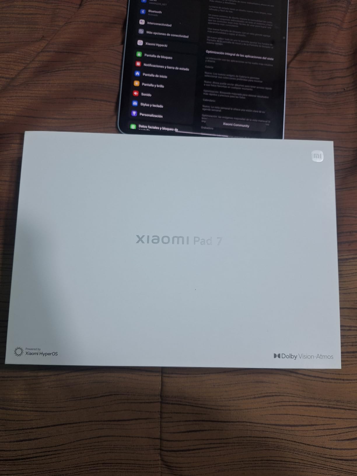 XIAOMI Pad 7 Ai WiFi Version Global (No Calls or Text) 11.2 inches 3.2K 144Hz 8850mAh Bluetooth 5.4 Four Speakers 13 Mp Model 2410CRP4CG (Gray, 128GB + 8GB) customer photo 2