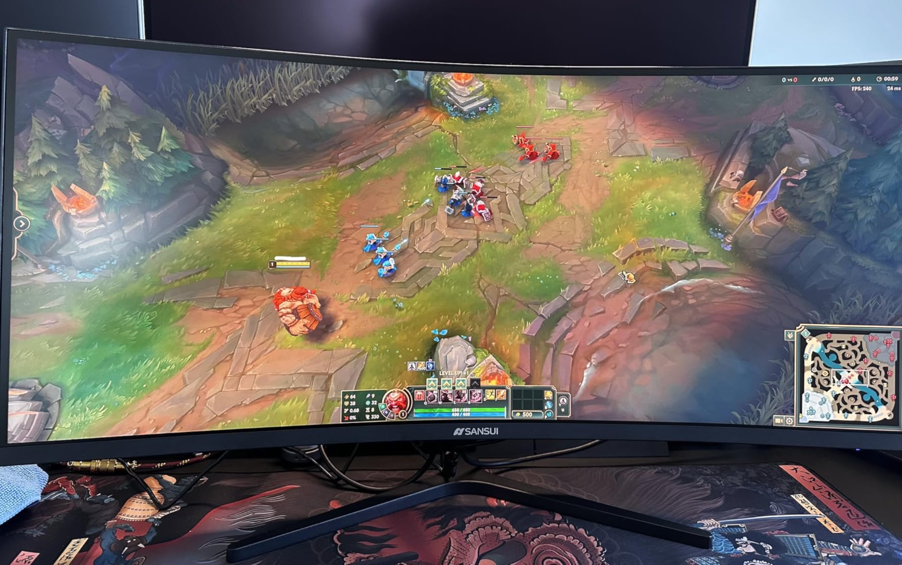 SANSUI 34 Inch 240Hz Ultrawide Curved Gaming Monitor UWQHD 3440x1440, 21:9 2K Curved Monitor 1500R, HDR400, Fast VA, PIP/PBP, AI Crosshair, AIPQ, MPRT 1ms, HDMI 2.1 x2, DP 1.4 x2 customer photo 1