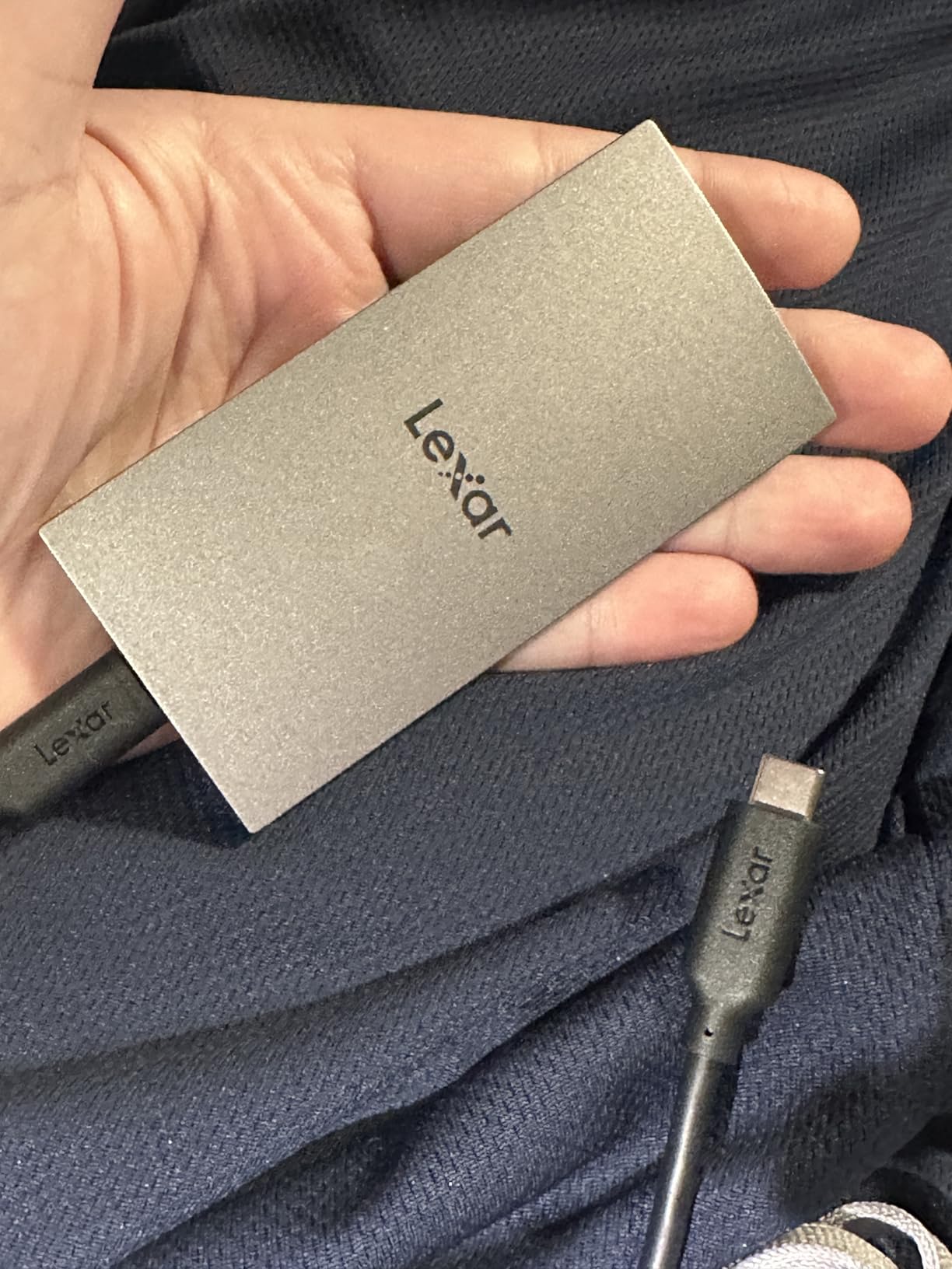 Lexar ES3 1TB External SSD, USB 3.2 Gen2 Portable SSD, PSSD Up to 1050MB/s Read, 1000MB/s Write, External Solid State Drive Compatible with iPhone 17 Series/Mac/PS5/XBOX/Laptop/PC, Blue customer photo 1