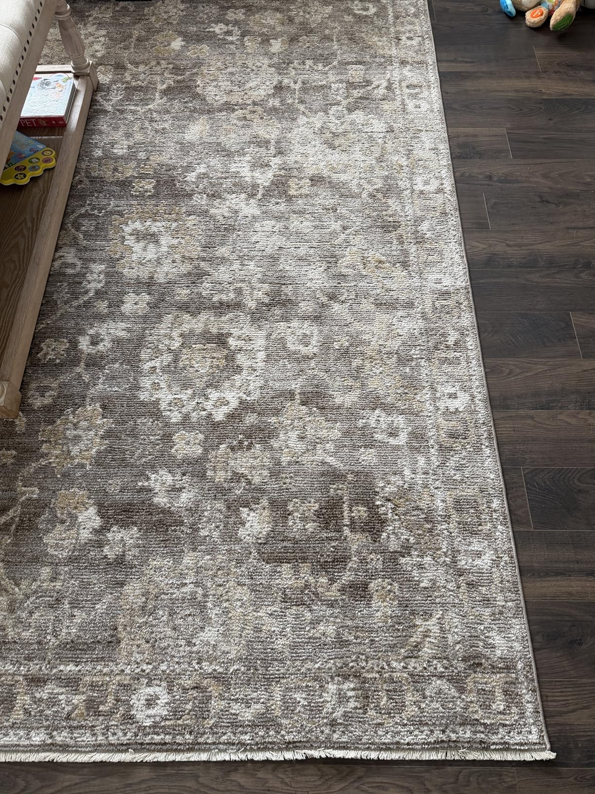 Magnolia Home by Joanna Gaines Pace Collection PAC-03 Taupe/Wheat 7'-10