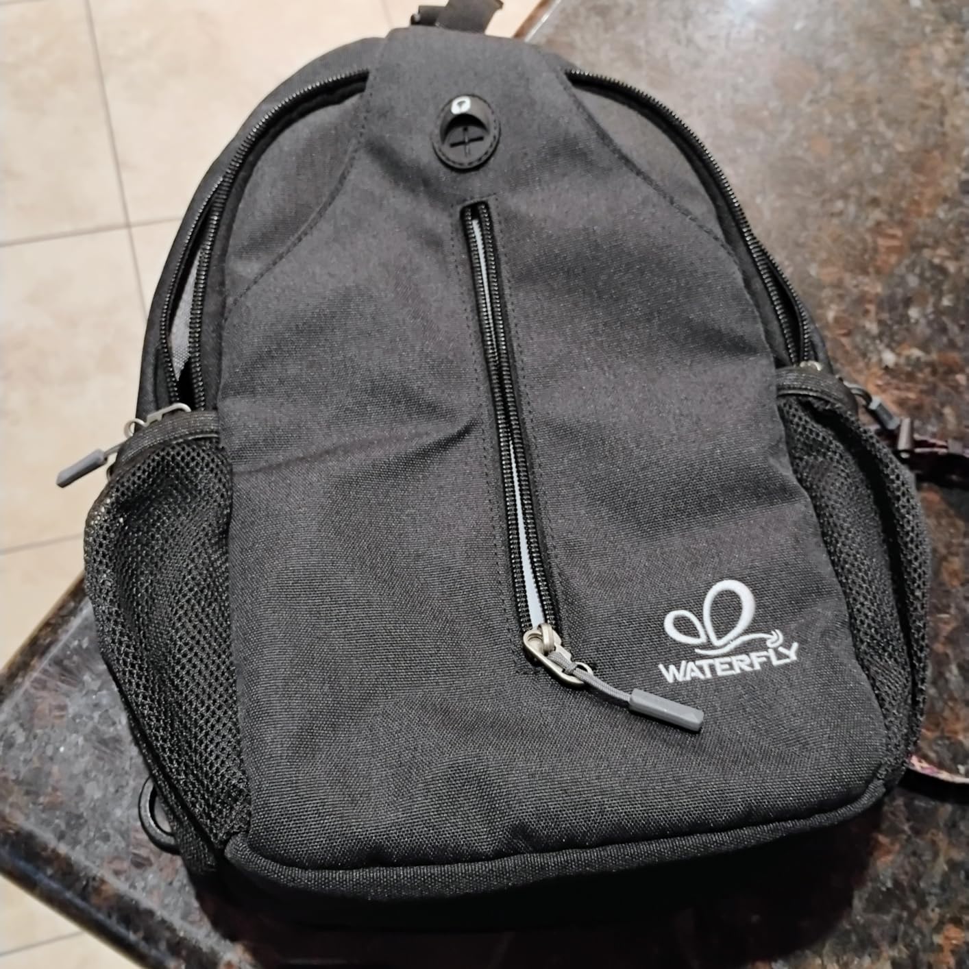 WATERFLY RFID Crossbody Sling Backpack Sling Bag Travel Hiking Chest Bag Daypack customer photo 2
