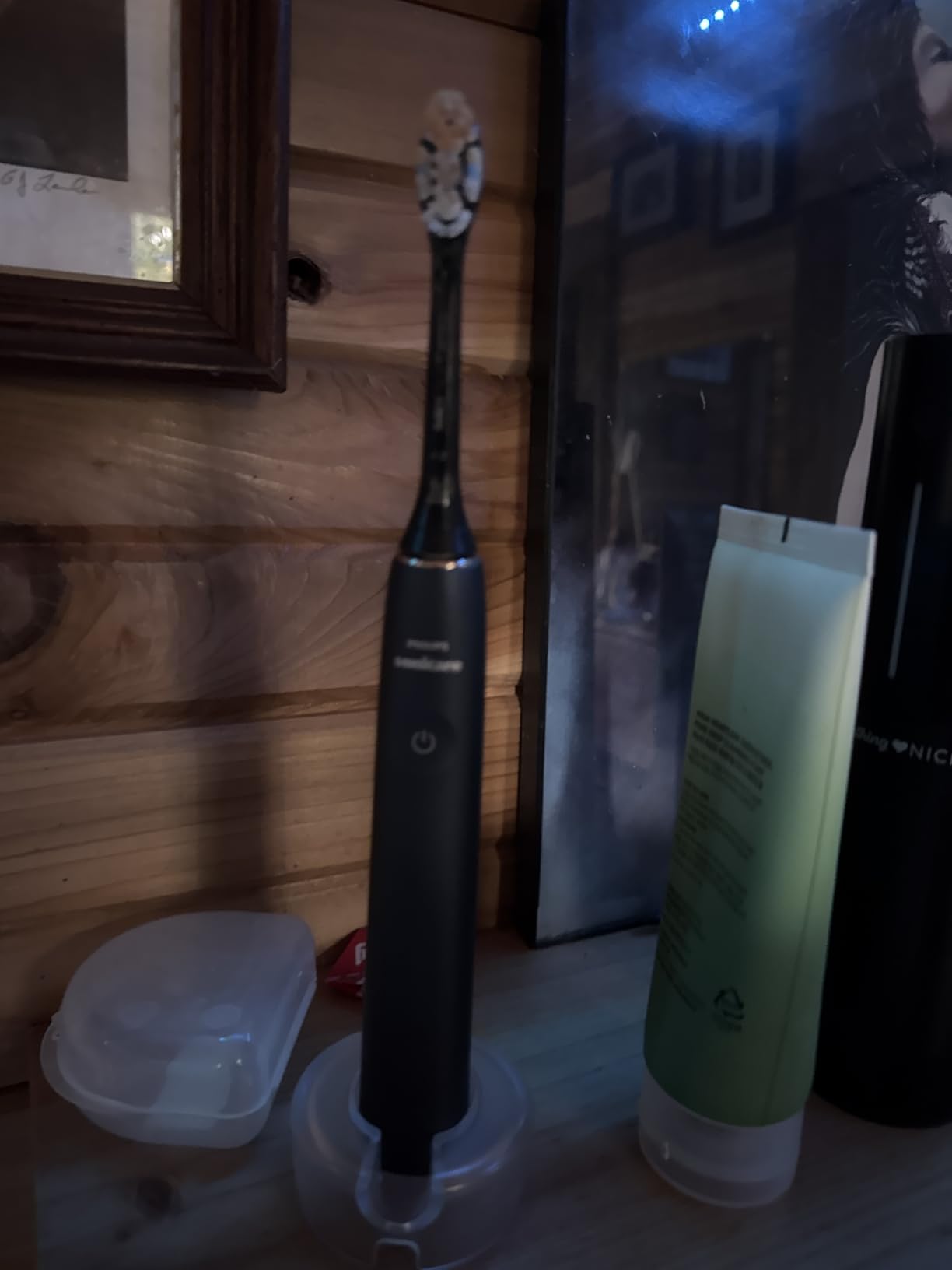 Philips Sonicare DiamondClean 9900 Prestige Electric Toothbrush - with SenseIQ Technology and Advanced AI App, 5 Brushing Modes, 3 Intensity Levels, Charging Travel Case, Midnight Blue, BD9002AZ customer photo 1