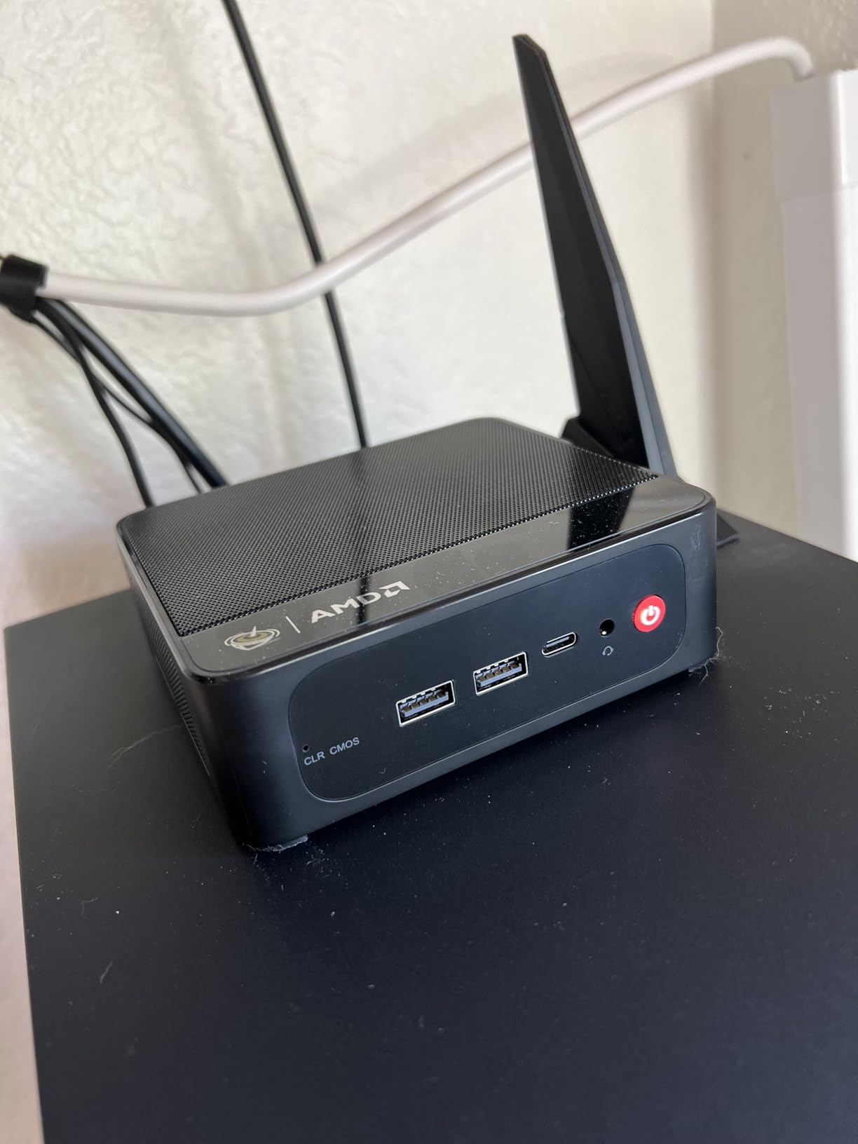 Beelink SER5 MAX Mini PC, AMD Ryzen 7 7735HS (8C/16T, up to 4.75 GHz), 24GB LPDDR5 RAM 500GB SSD, Radeon 680M Graphics, Support 4K Triple Display/HDMI+DP+Type-C/WiFi6/BT5.4/USB3.2 customer photo 1