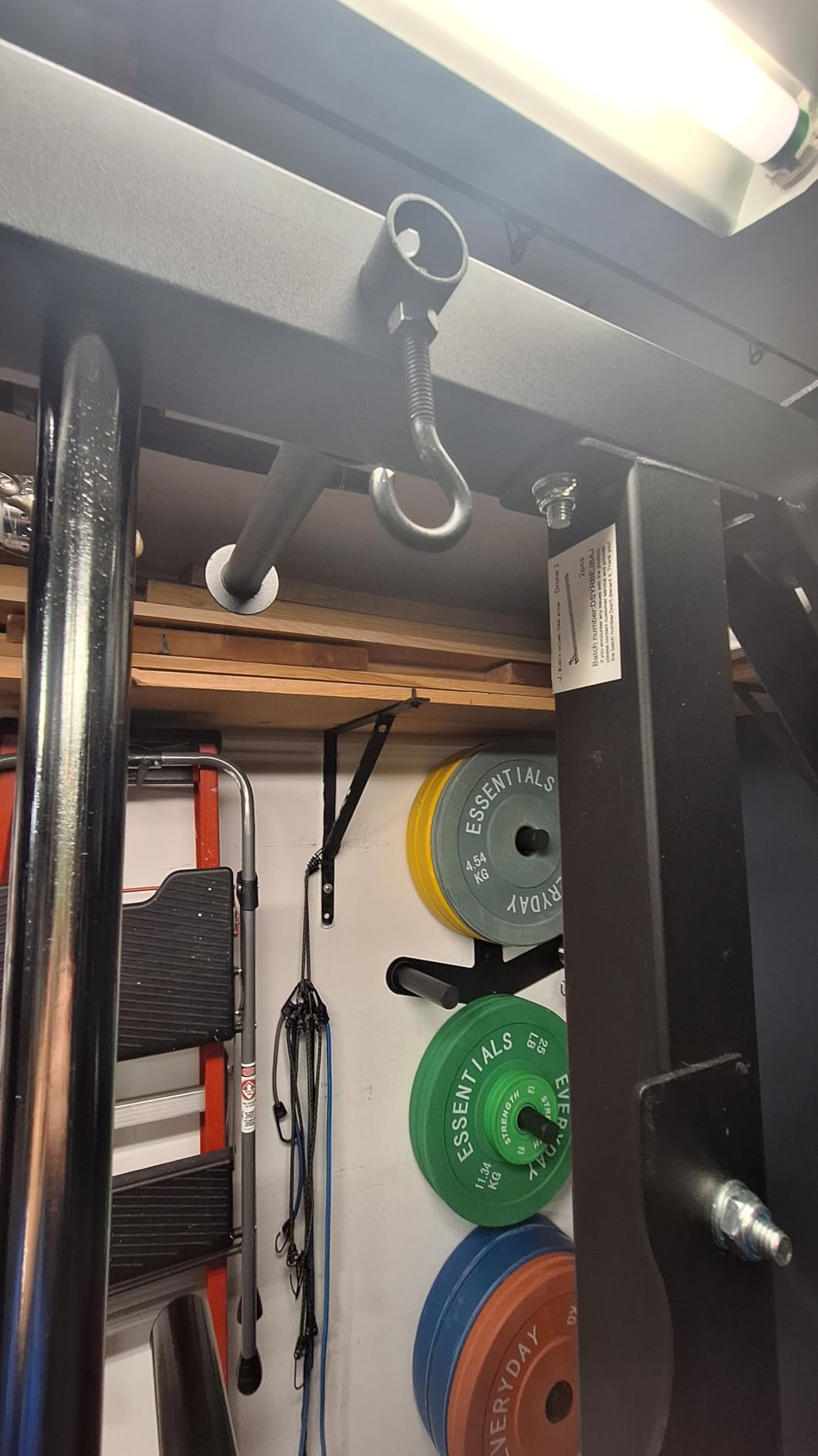 Drone2 Advanced Training Smith Machines- All-in-One Home Gym Squat Rack with Aluminum Pulley Set, Weight Bar, Dual LAT Pull-Down Systems & Cable Crossover Machine for Full-Body Workouts customer photo 1