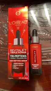 L'Oreal Paris Revitalift Triple Power Face Serum with Tri-Peptides, Hyaluronic Acid and Vitamin C, Anti Aging, Anti Wrinkle Serum to Firm and Brighten, 1 FL oz customer photo 2